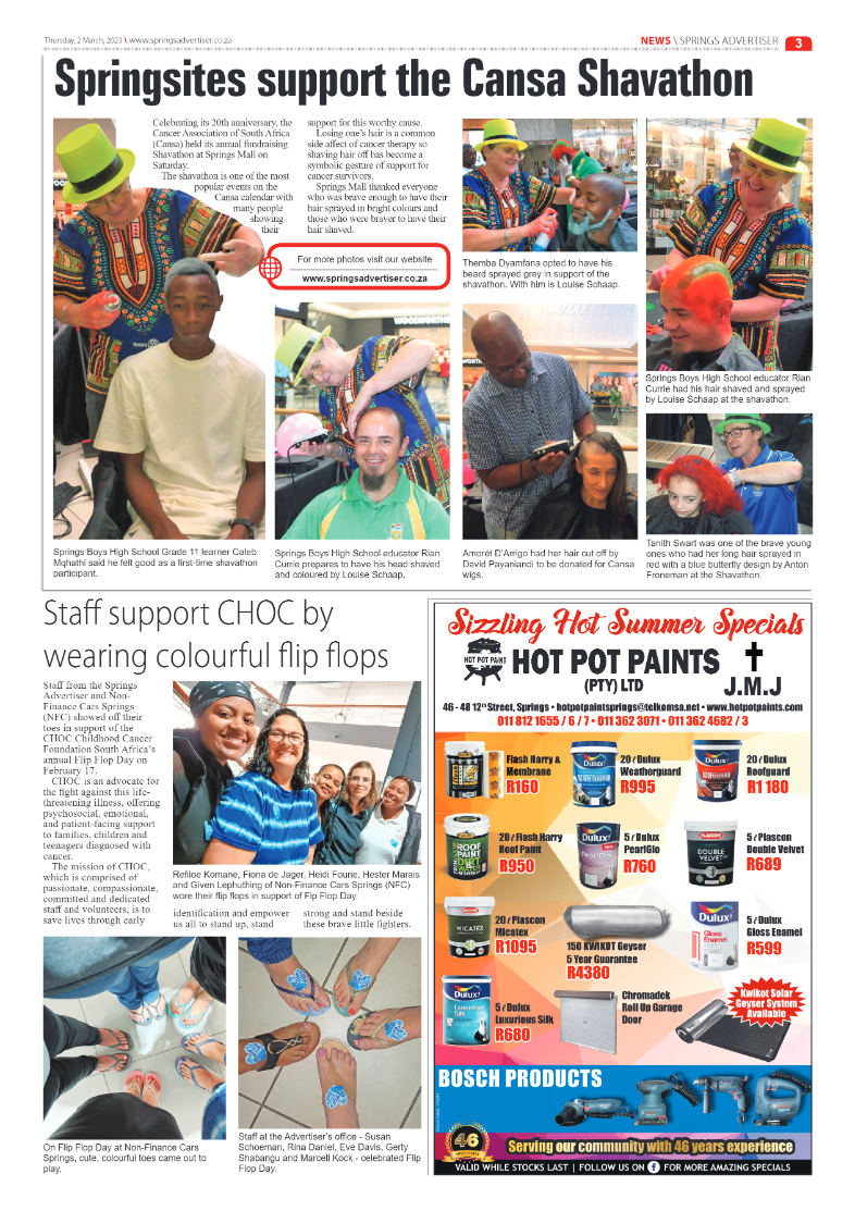 Springs Advertiser 2 March 2023 page 3