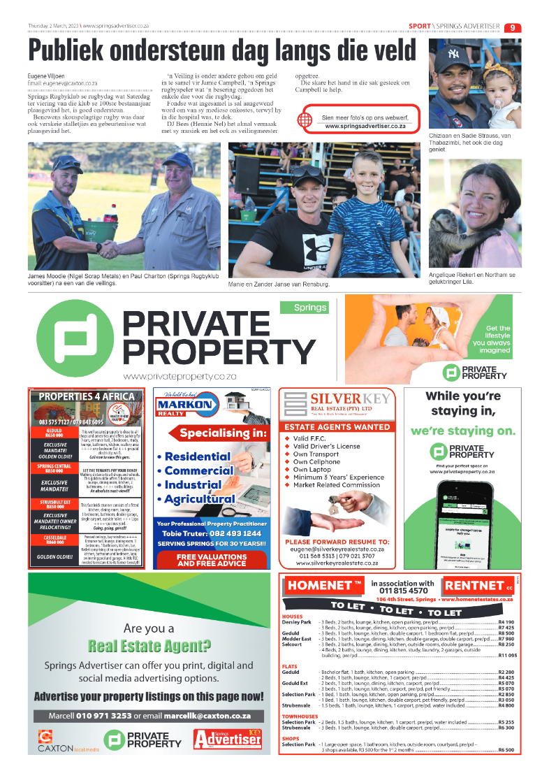 Springs Advertiser 2 March 2023 page 9
