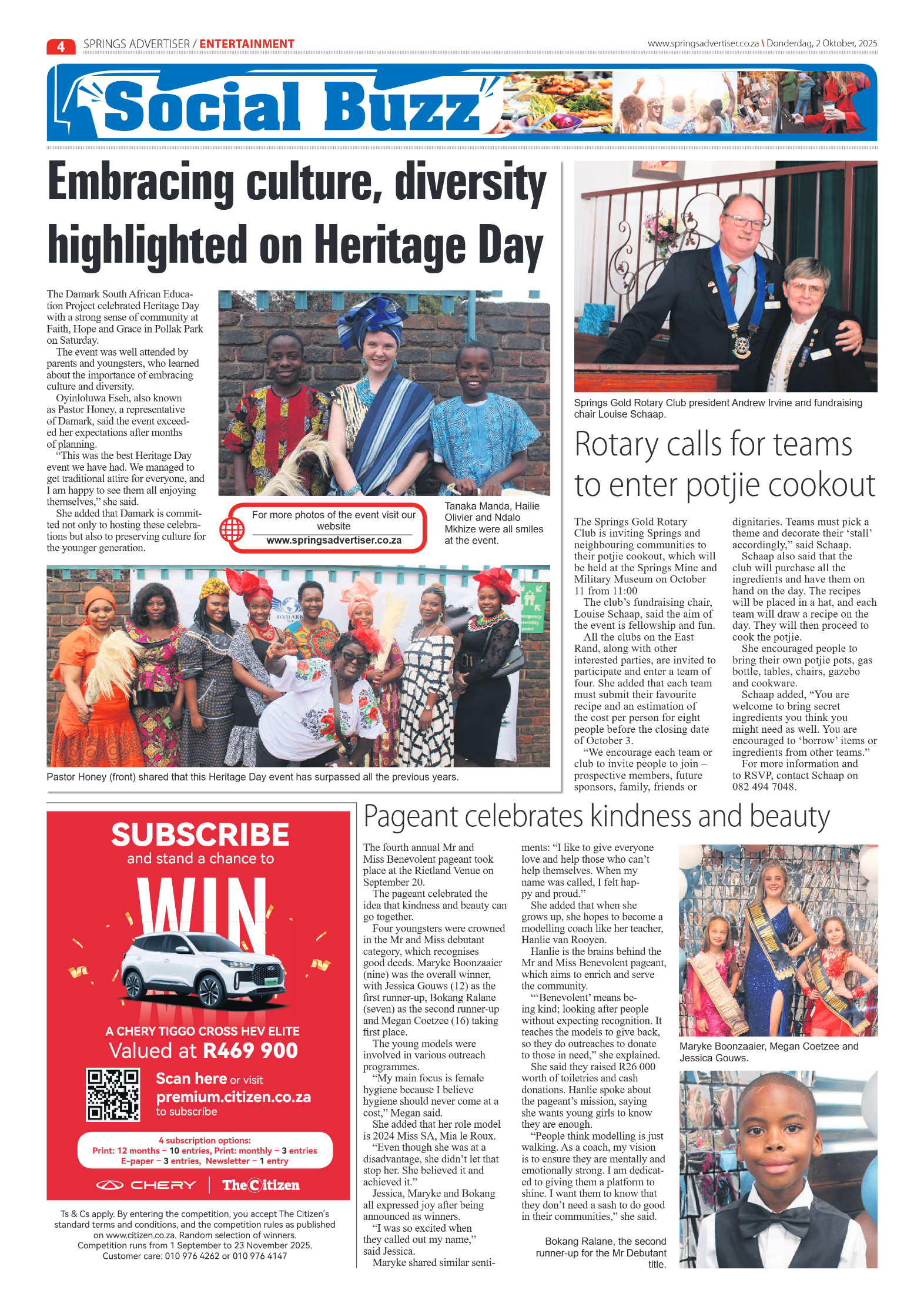 Springs Advertiser 2 October 2025 page 4