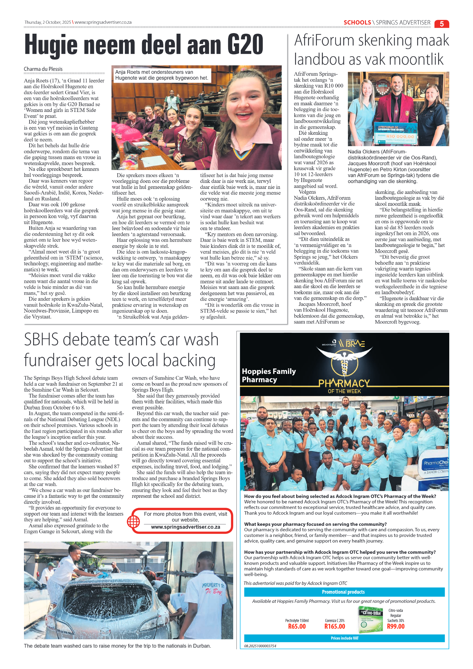Springs Advertiser 2 October 2025 page 5
