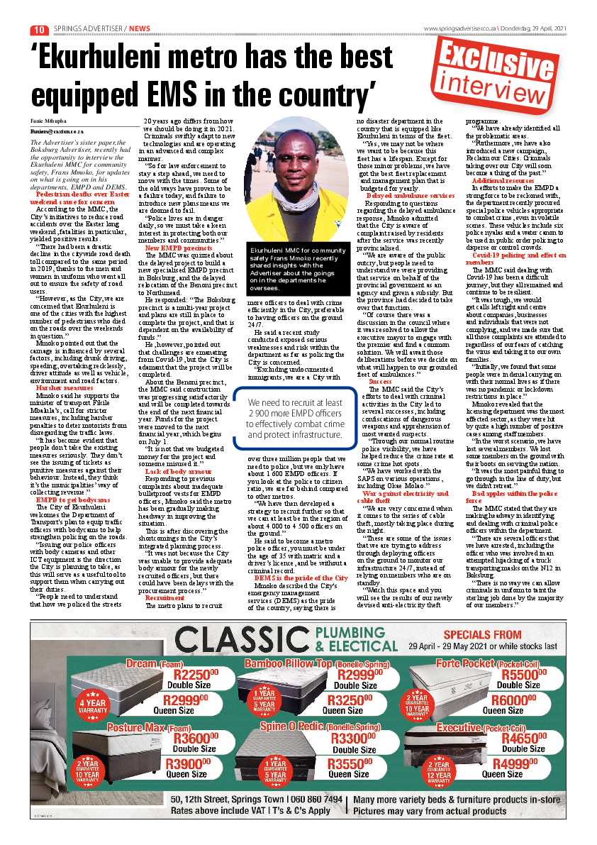 Springs Advertiser 30 April 2021 page 10