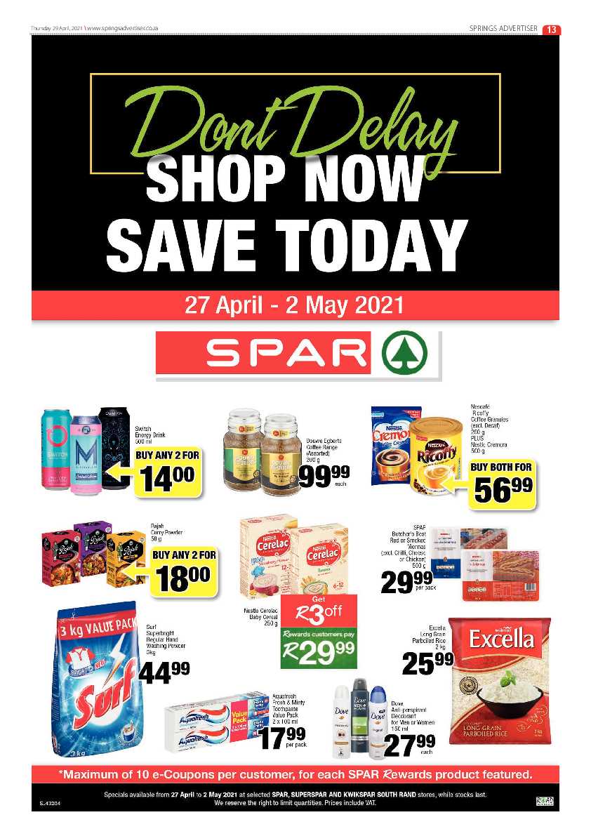 Springs Advertiser 30 April 2021 page 13