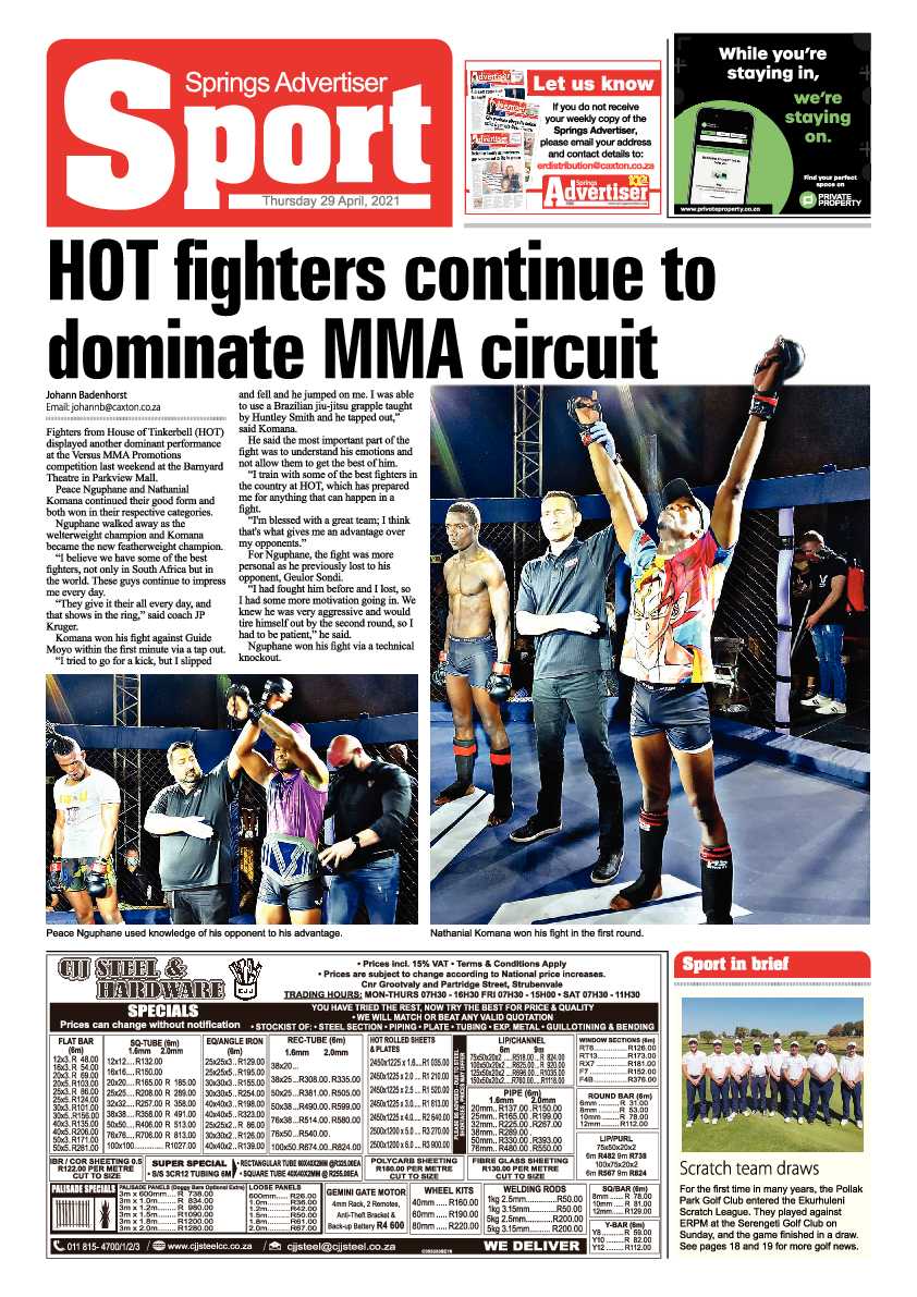 Springs Advertiser 30 April 2021 page 20