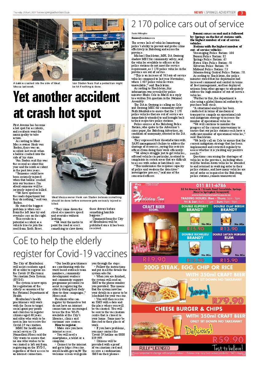 Springs Advertiser 30 April 2021 page 3