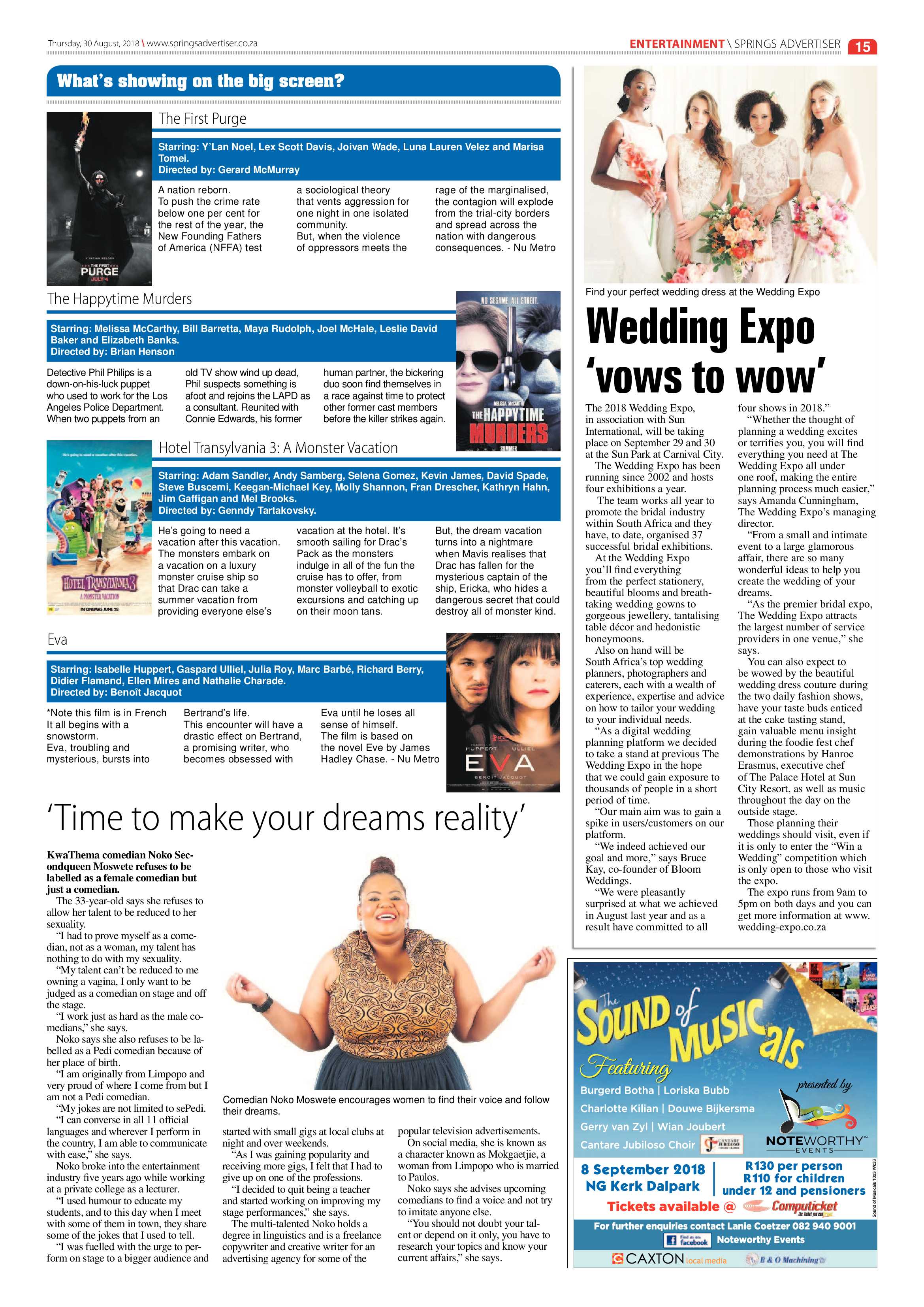 Springs Advertiser 30 August 2018 page 15