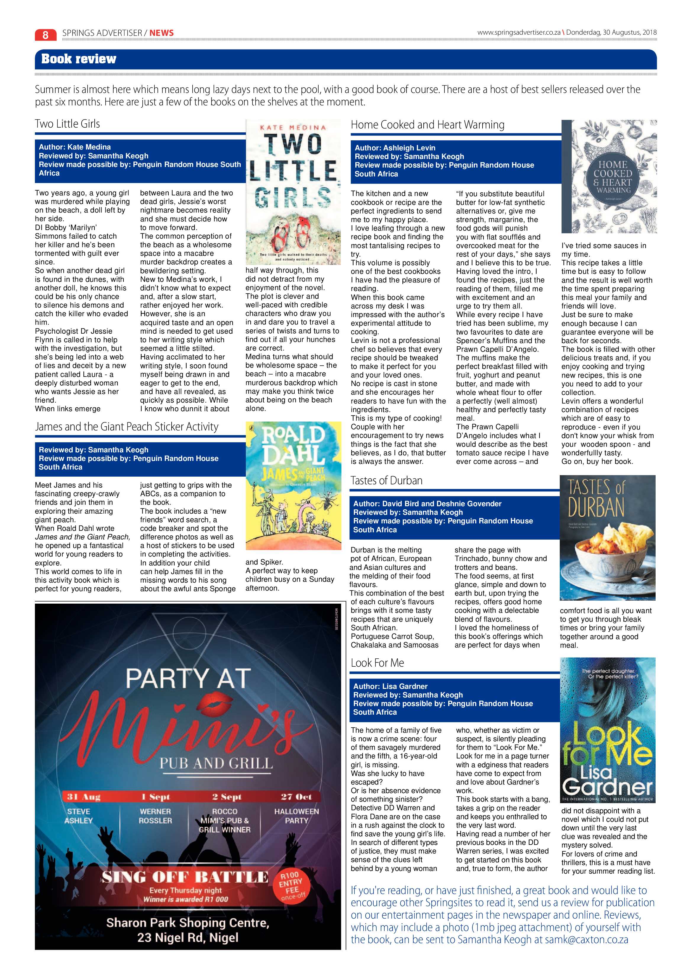 Springs Advertiser 30 August 2018 page 8