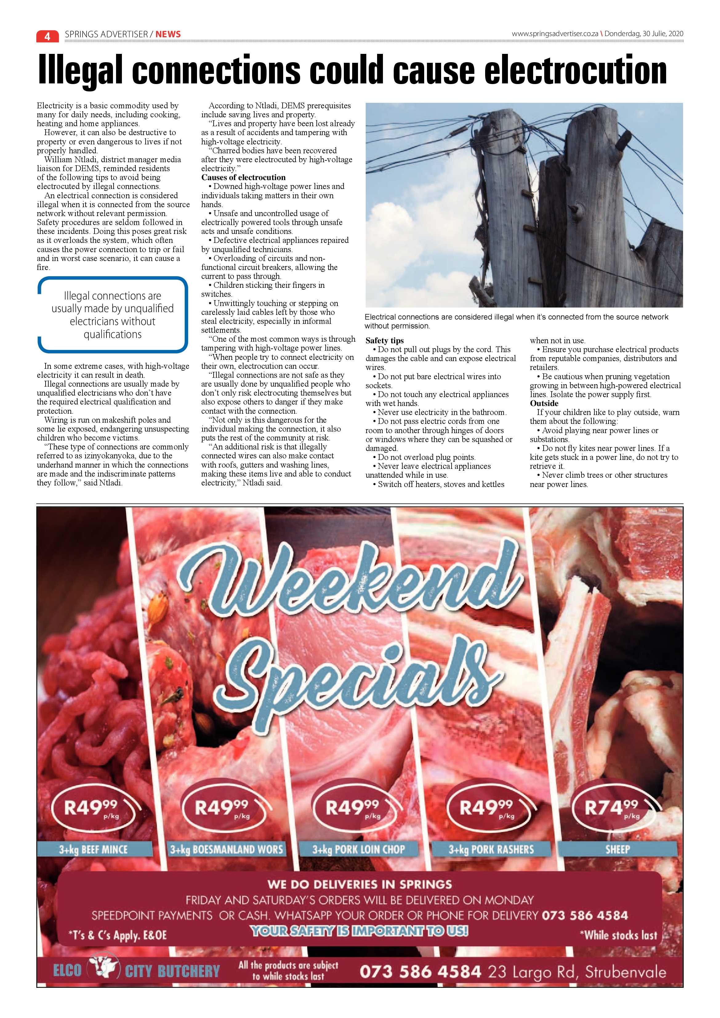 Springs Advertiser 30 July 2020 page 4