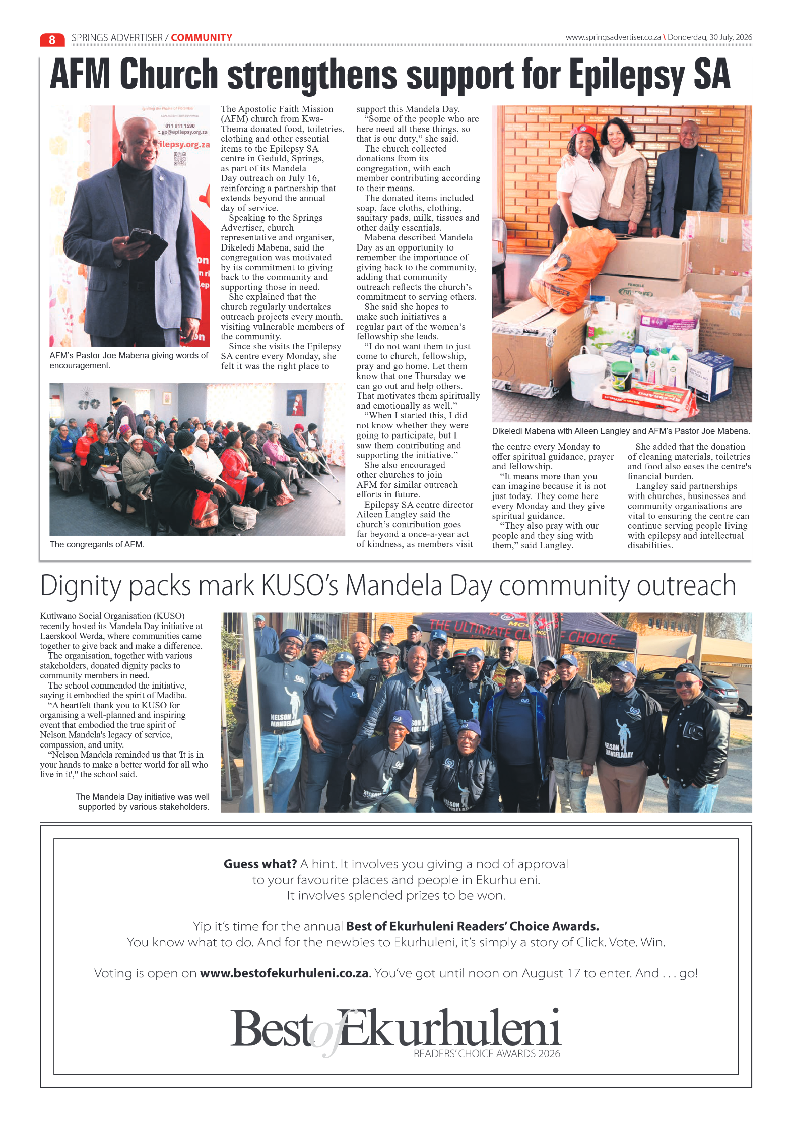 Springs Advertiser 30 July 2026 page 20