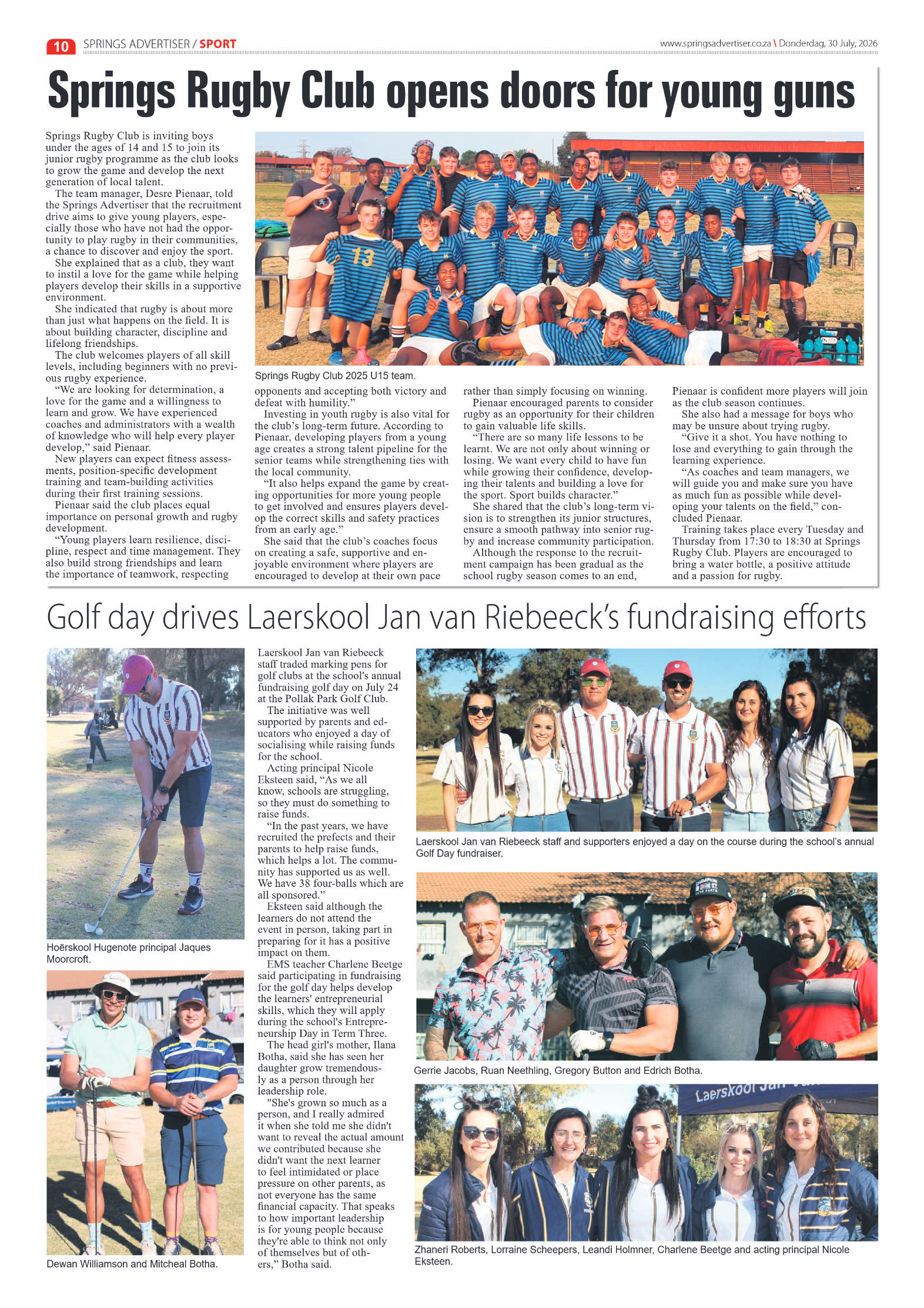 Springs Advertiser 30 July 2026 page 22