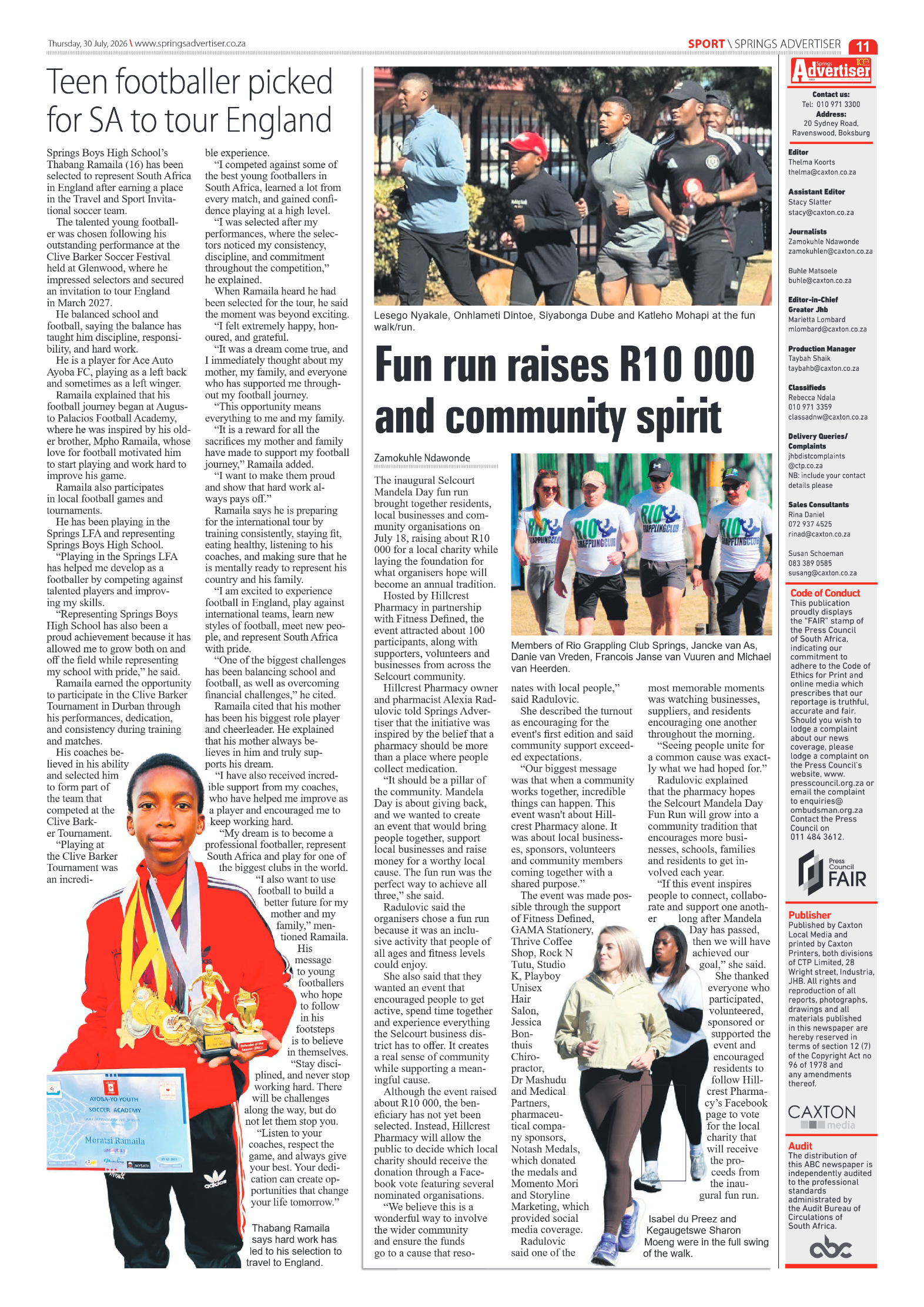 Springs Advertiser 30 July 2026 page 23