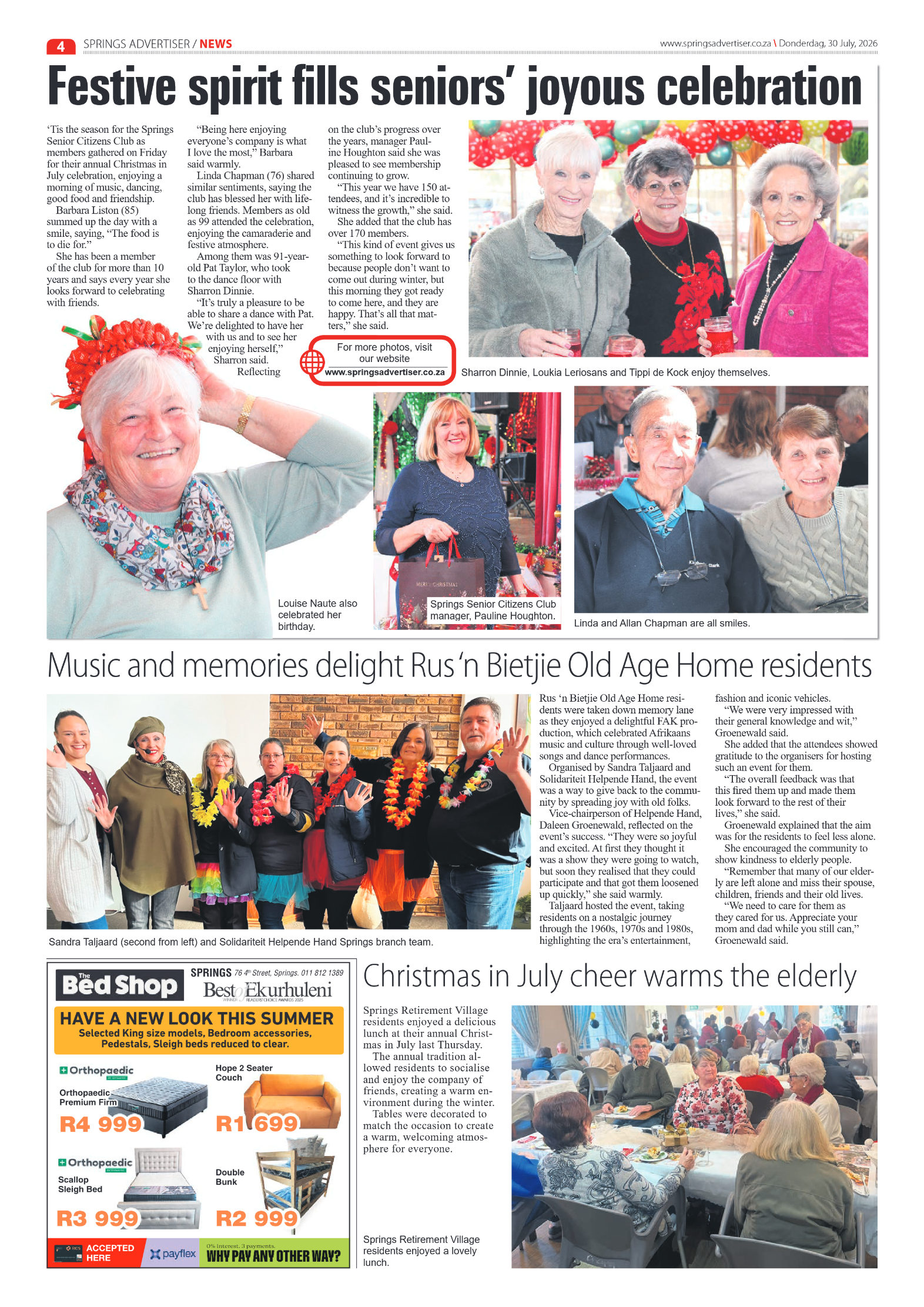 Springs Advertiser 30 July 2026 page 4
