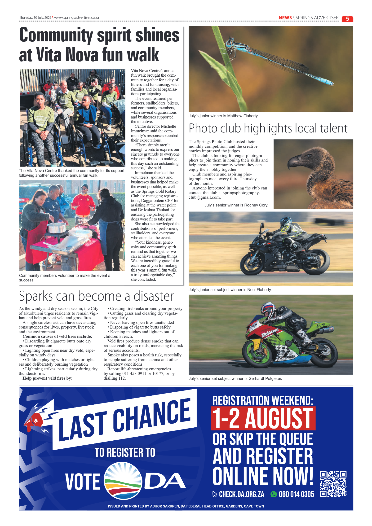 Springs Advertiser 30 July 2026 page 5