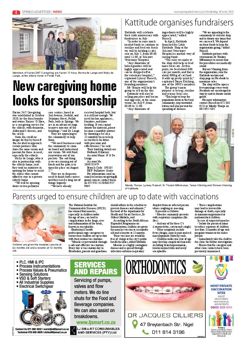 Springs Advertiser 30 June 2022 page 4
