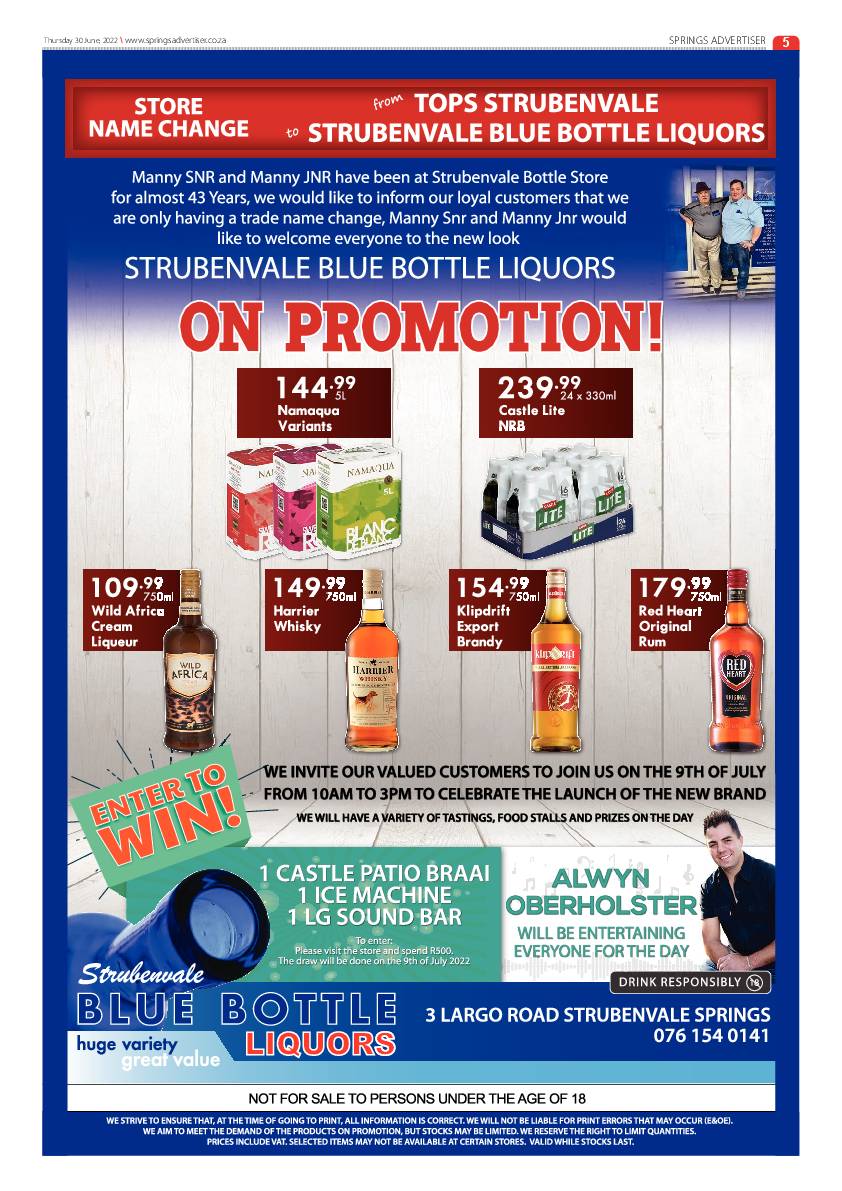 Springs Advertiser 30 June 2022 page 5