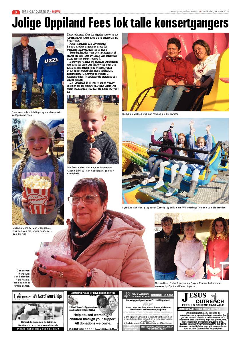 Springs Advertiser 30 June 2022 page 8