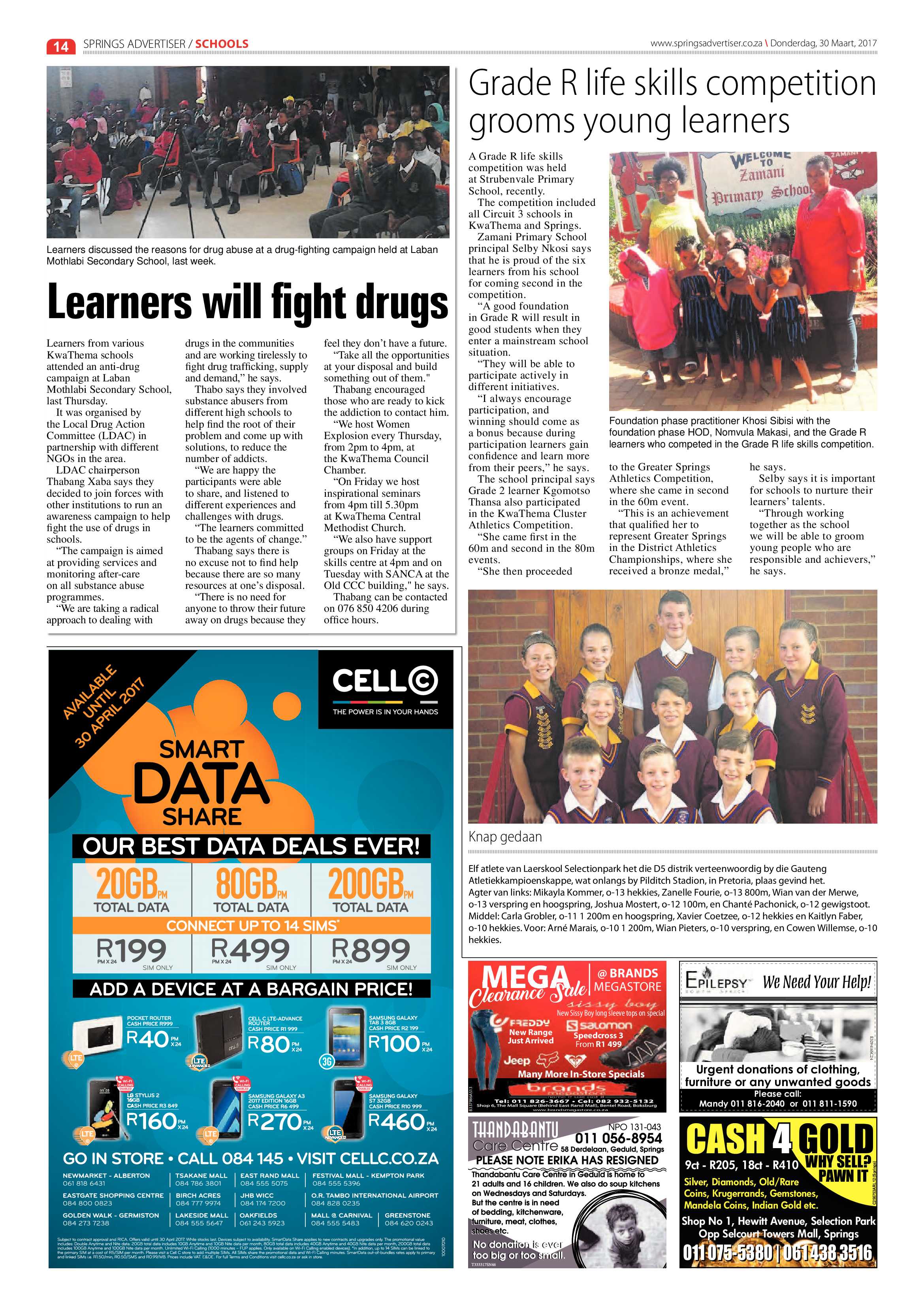 Springs Advertiser 30 March 2017 page 14