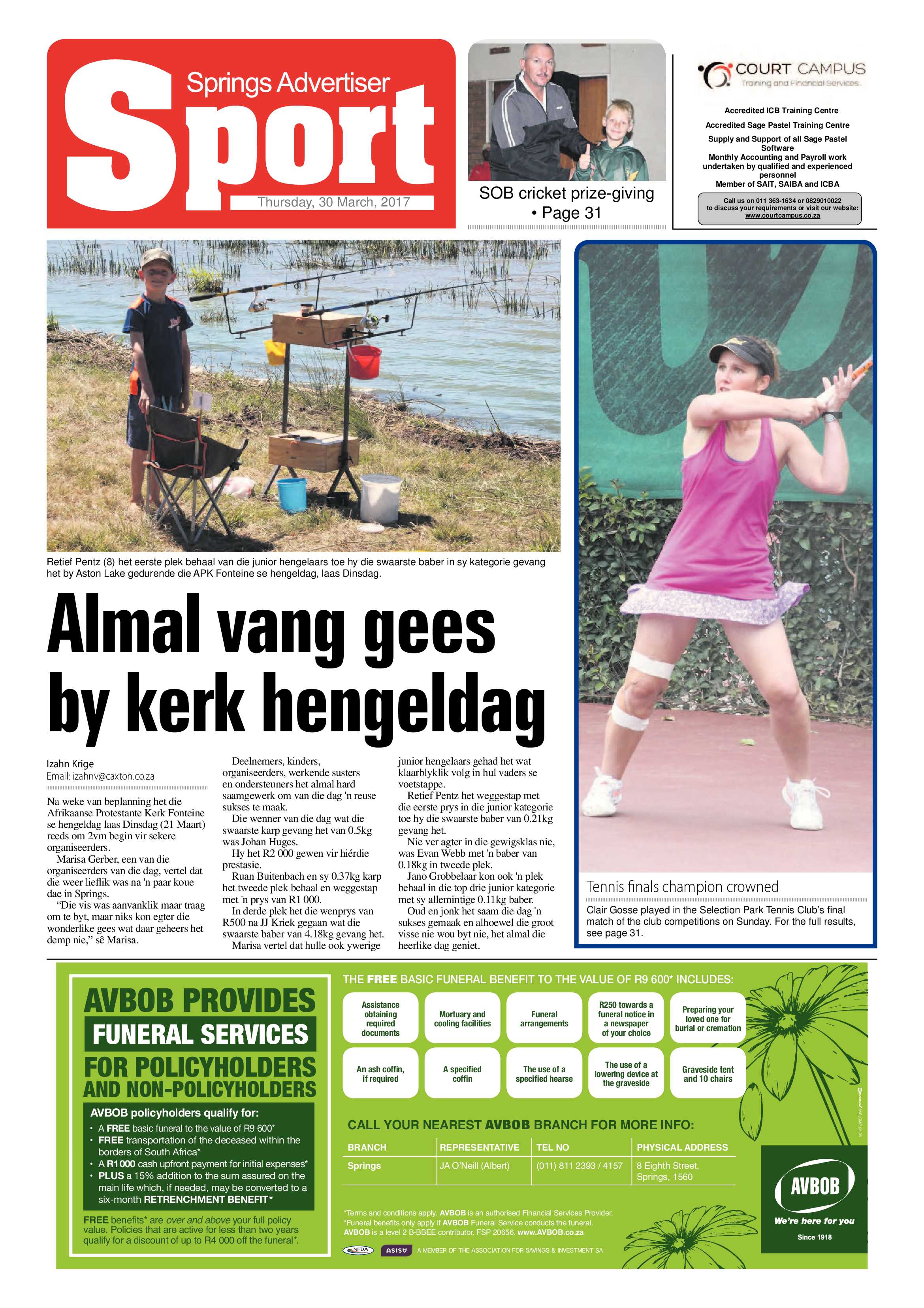 Springs Advertiser 30 March 2017 page 32