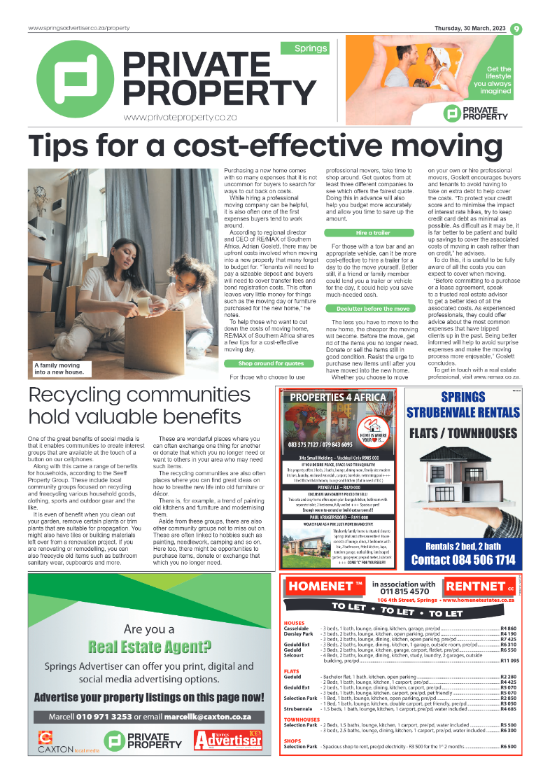 Springs Advertiser 30 March 2023 page 9