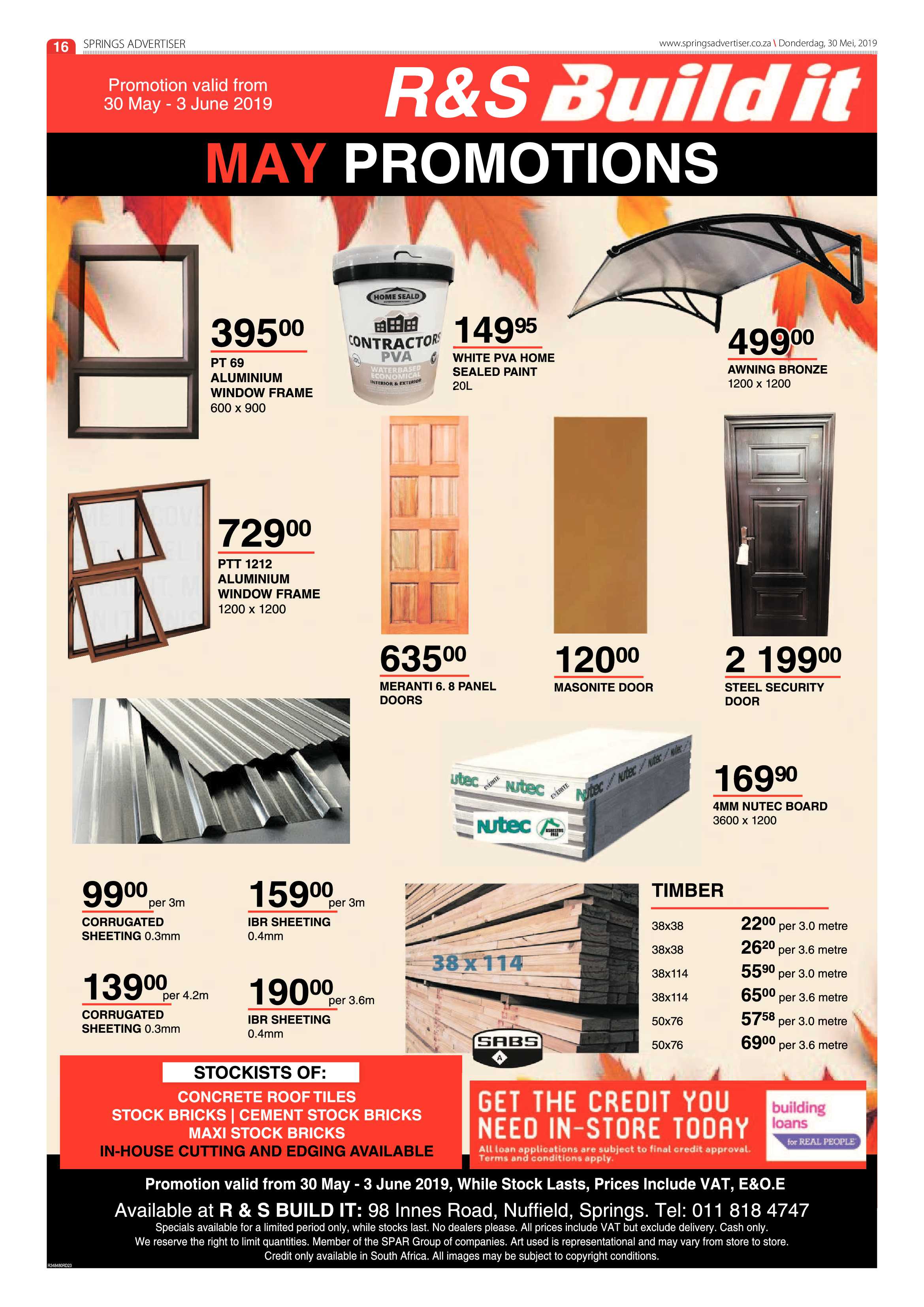 Springs Advertiser 30 May 2019 page 16