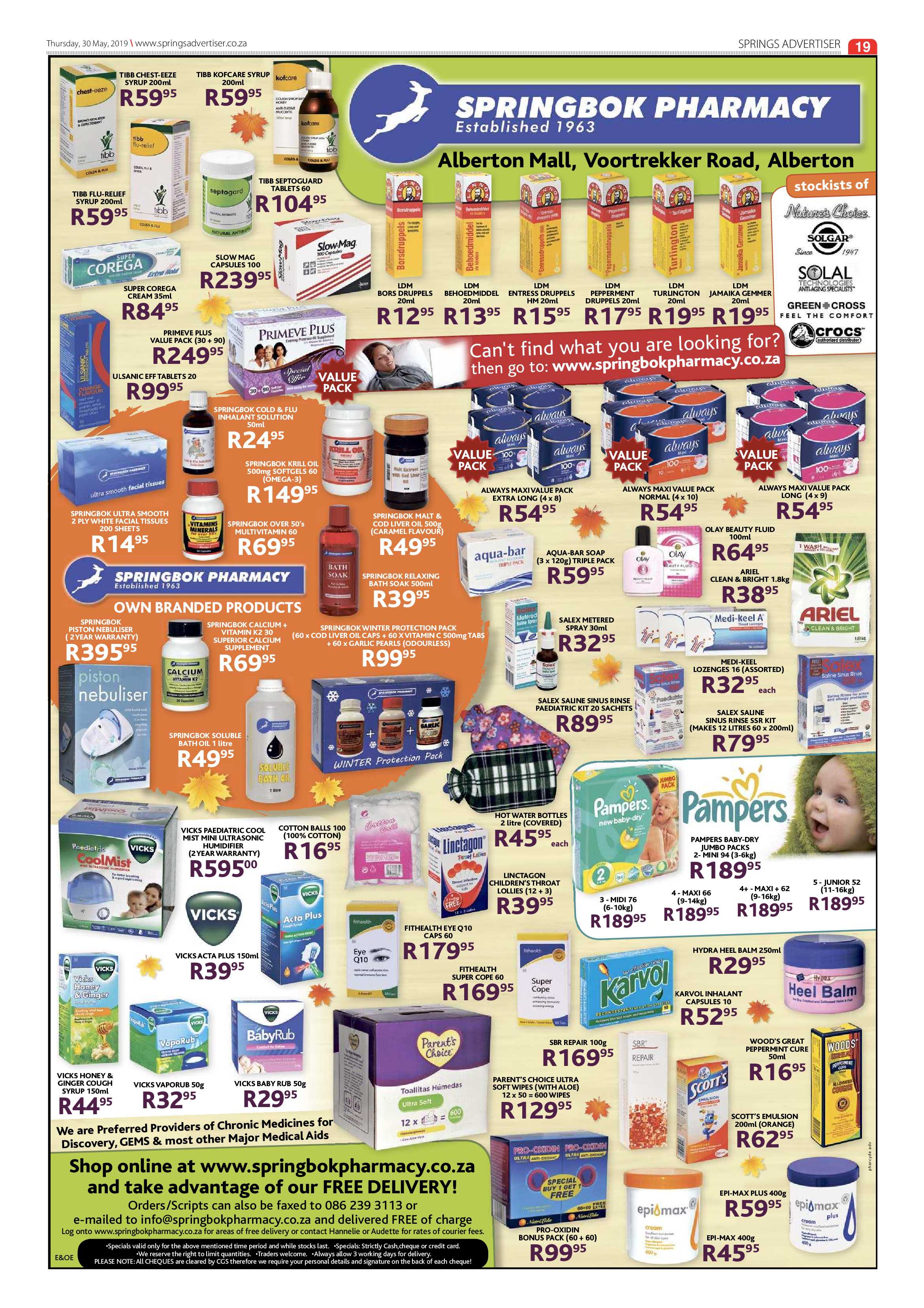 Springs Advertiser 30 May 2019 page 19