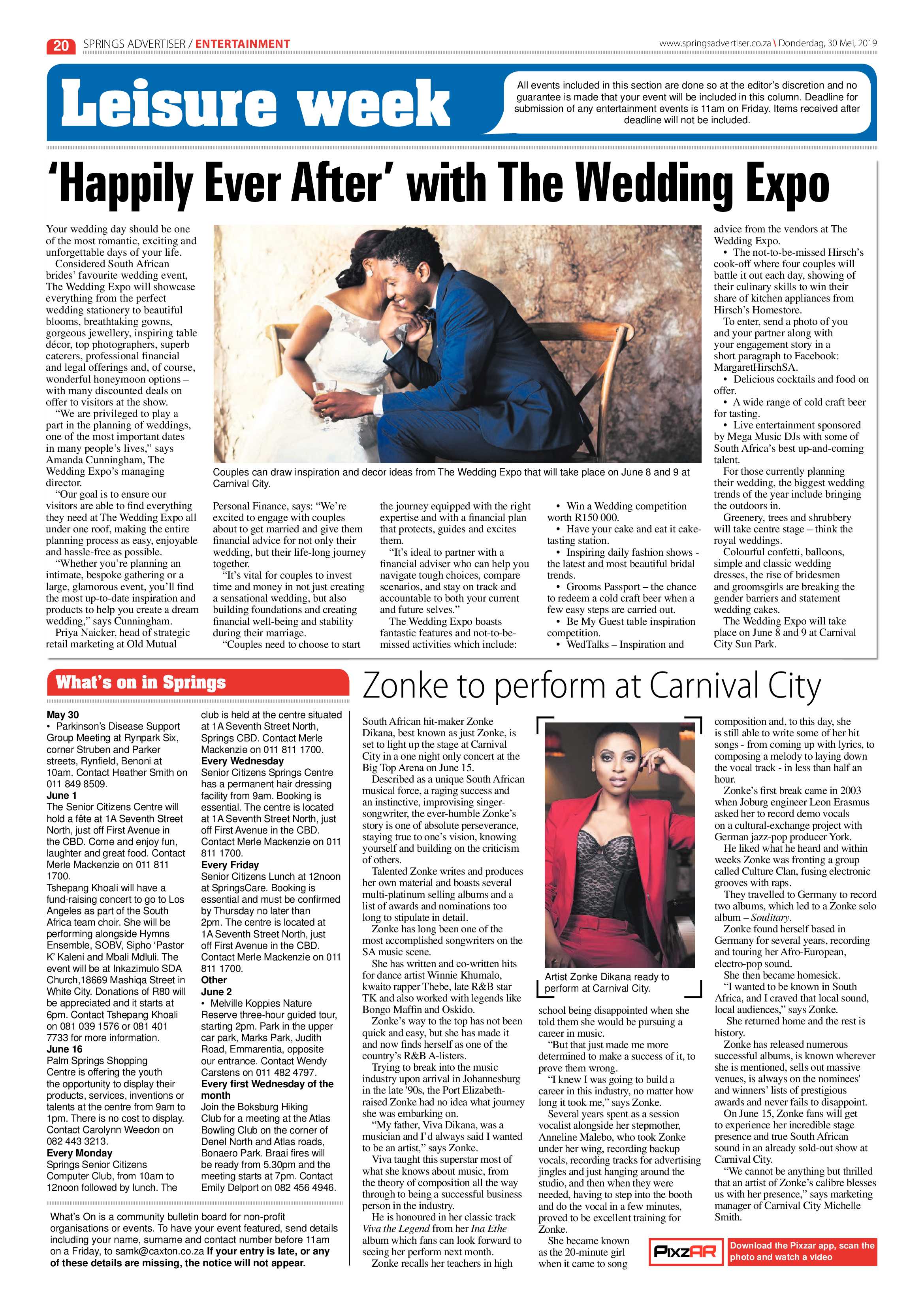 Springs Advertiser 30 May 2019 page 20