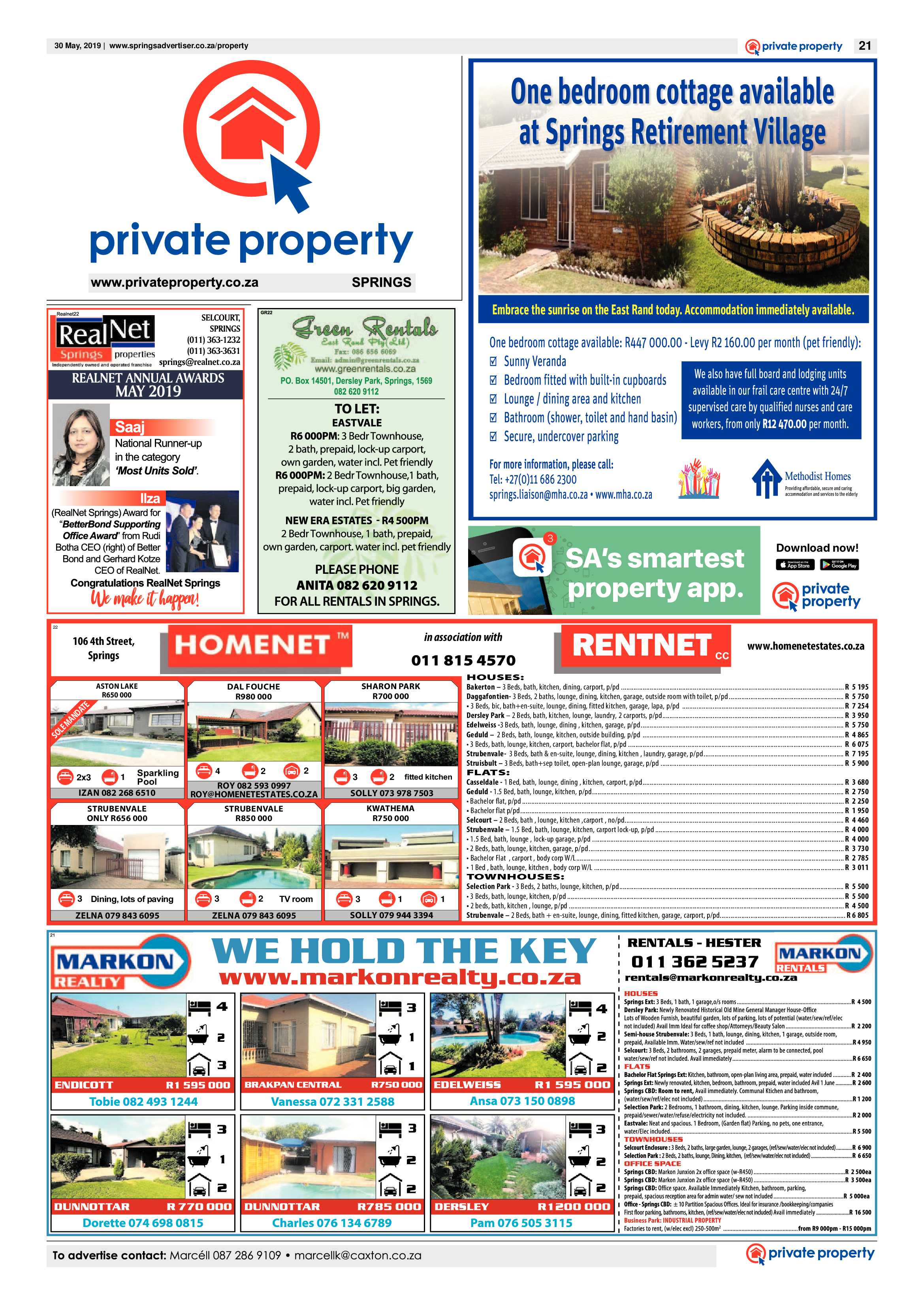 Springs Advertiser 30 May 2019 page 21