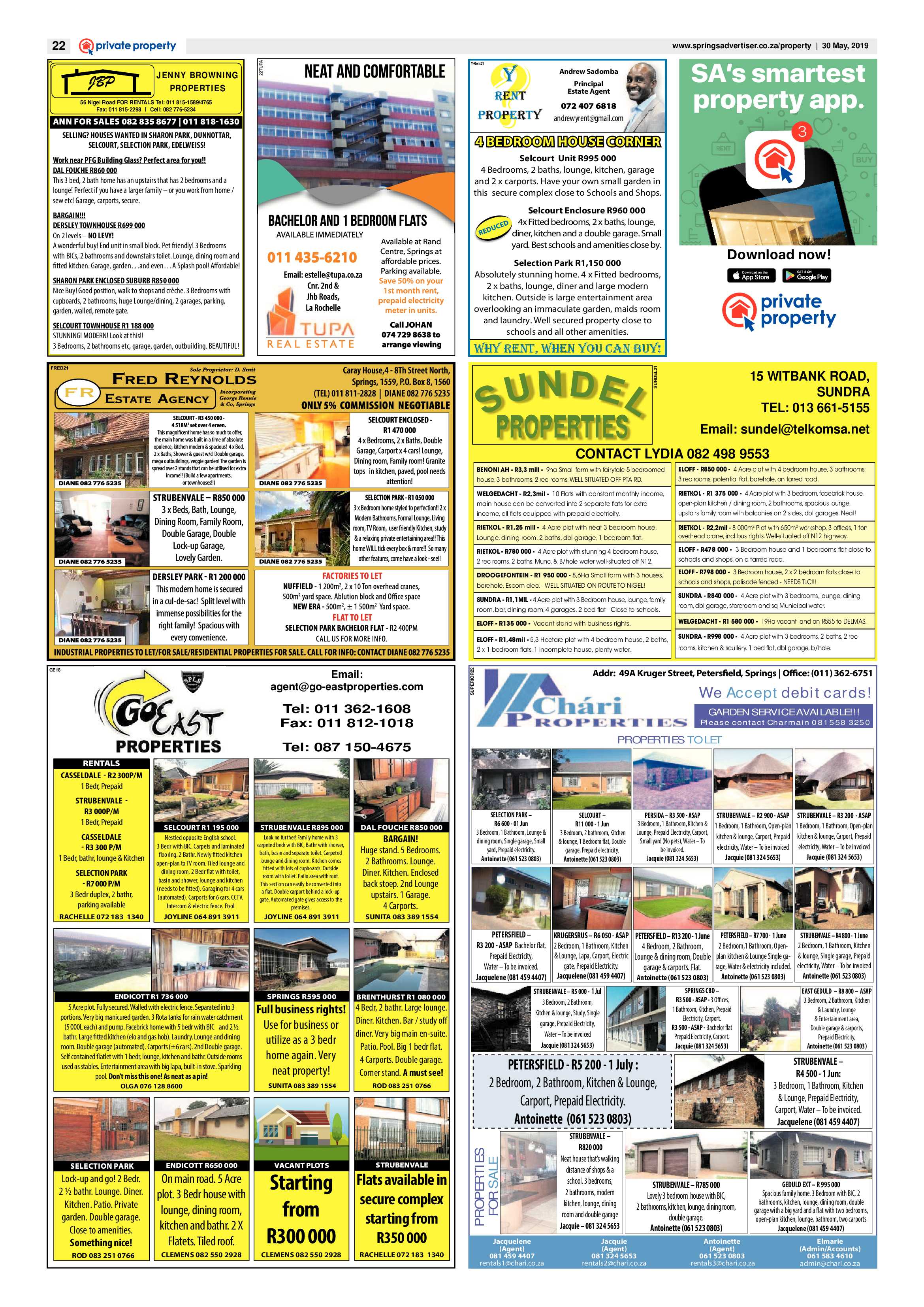Springs Advertiser 30 May 2019 page 22