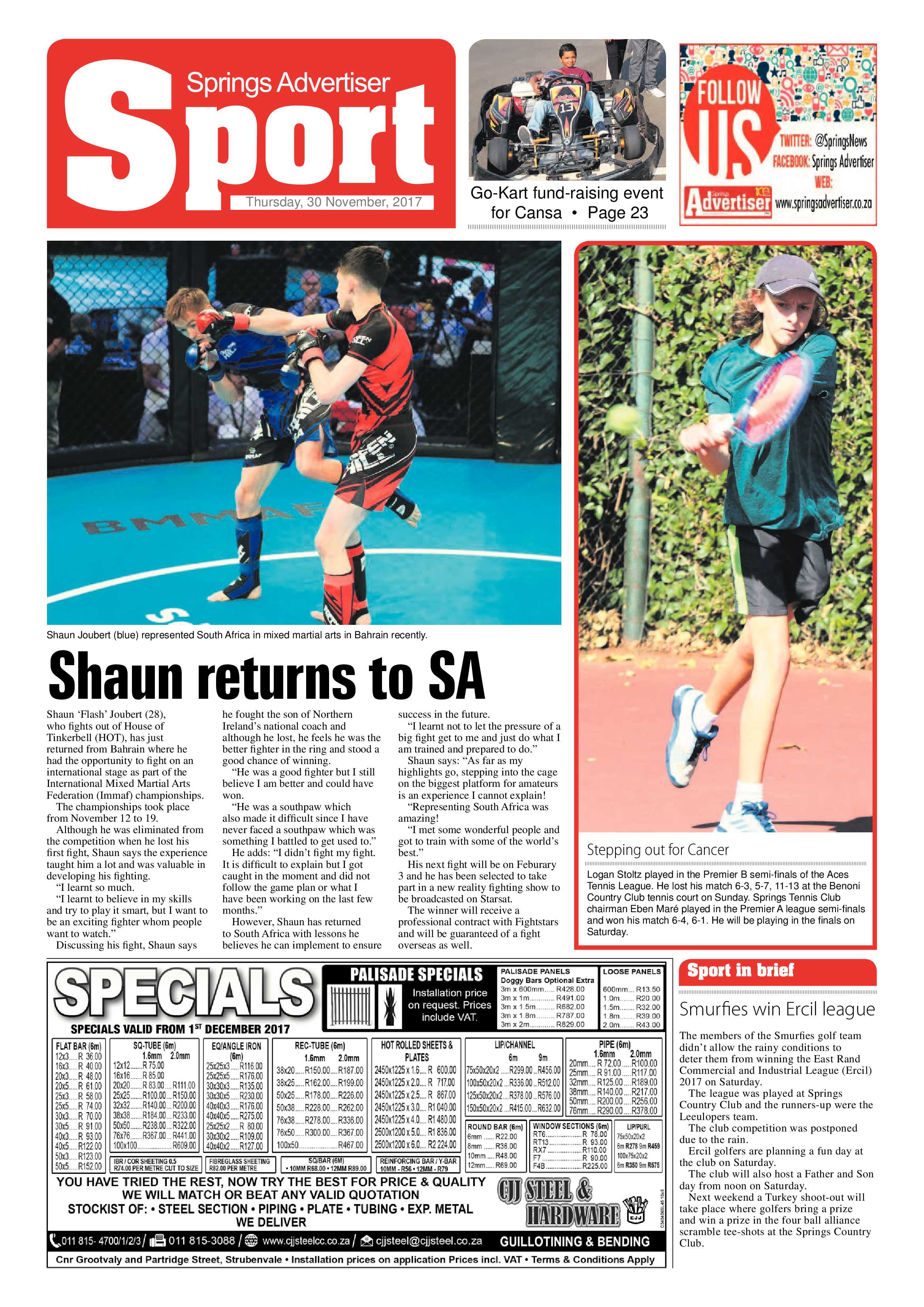 Springs Advertiser 30 November 2017 page 24