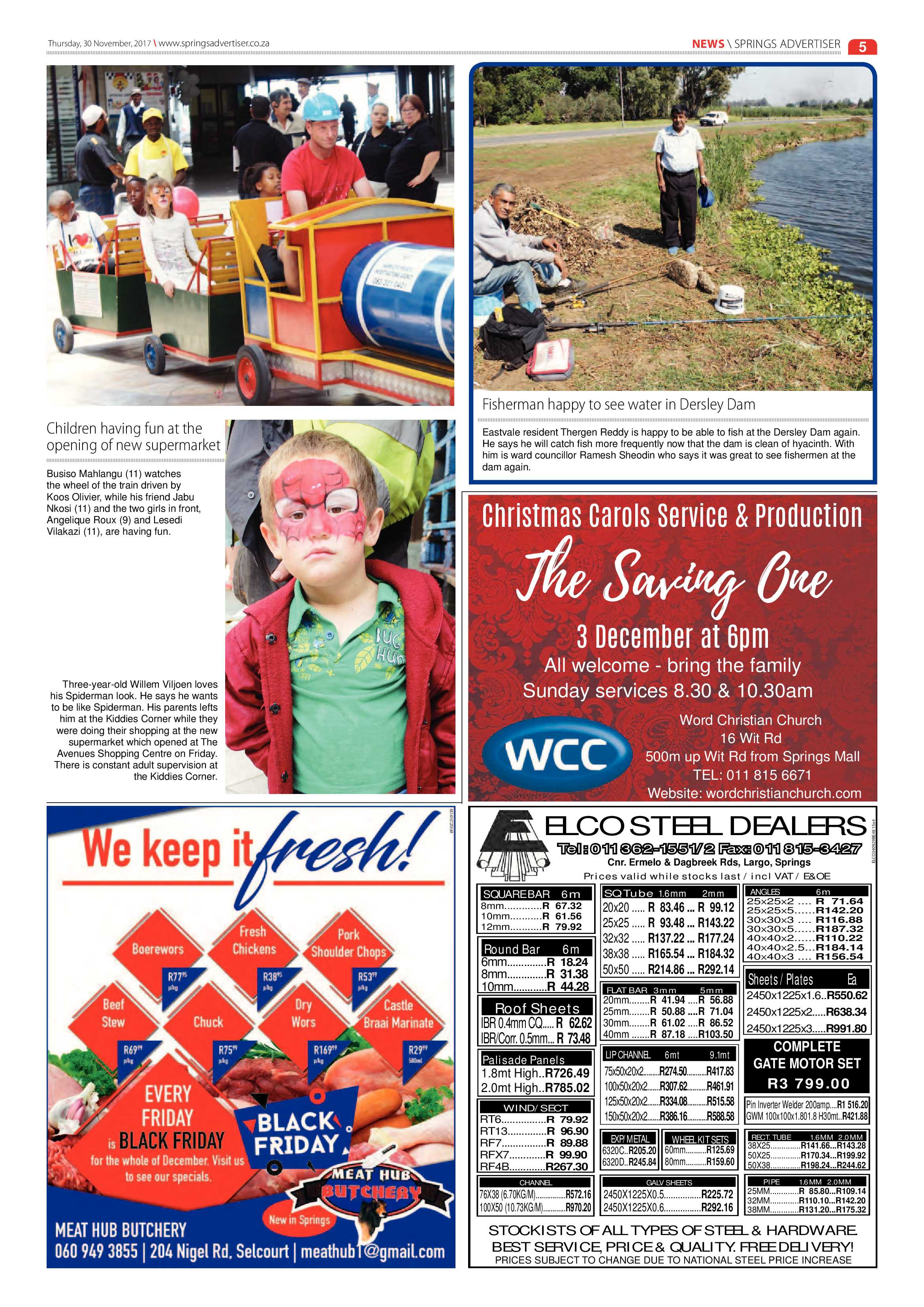 Springs Advertiser 30 November 2017 page 5