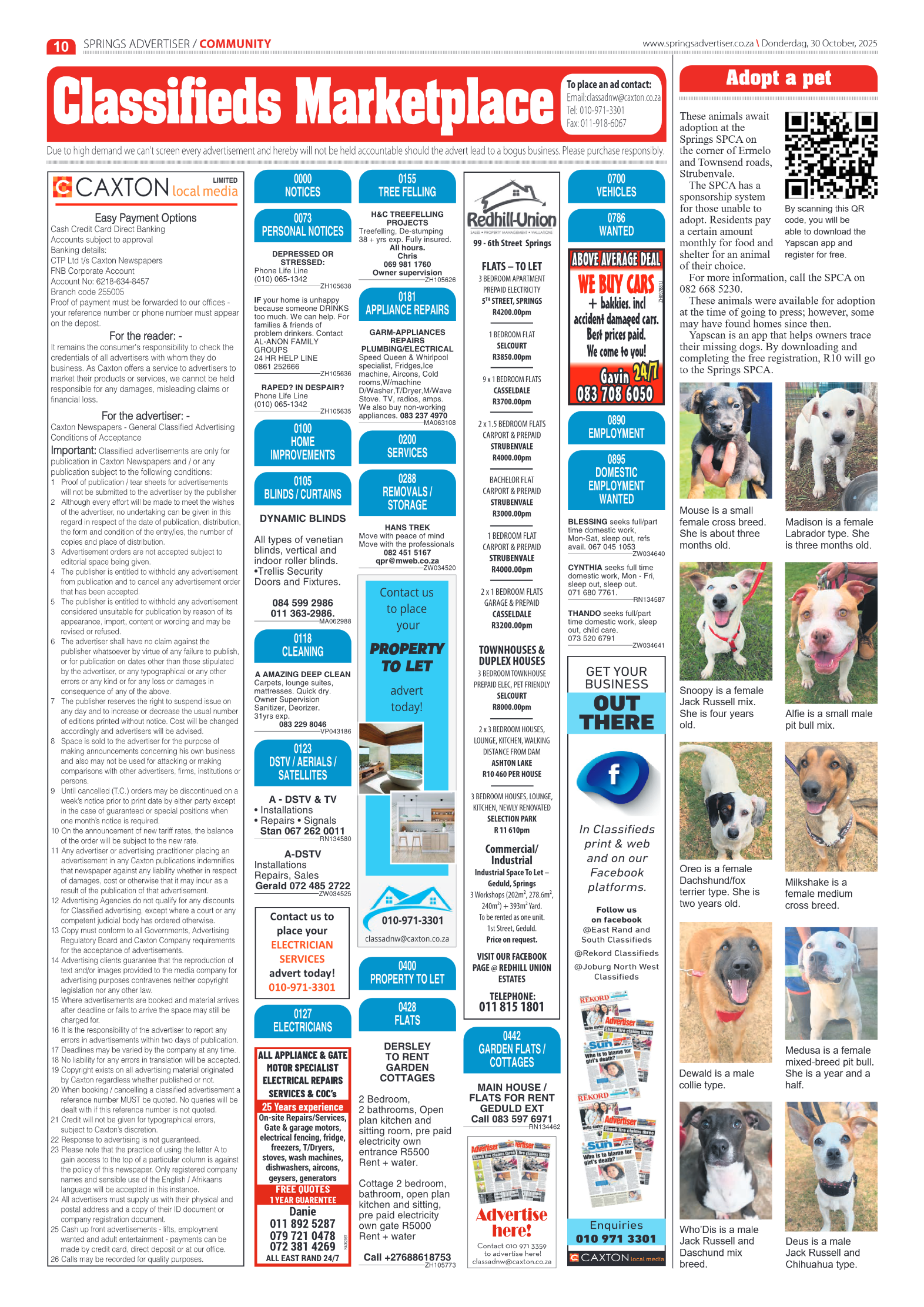Springs Advertiser 30 October 2025 page 10