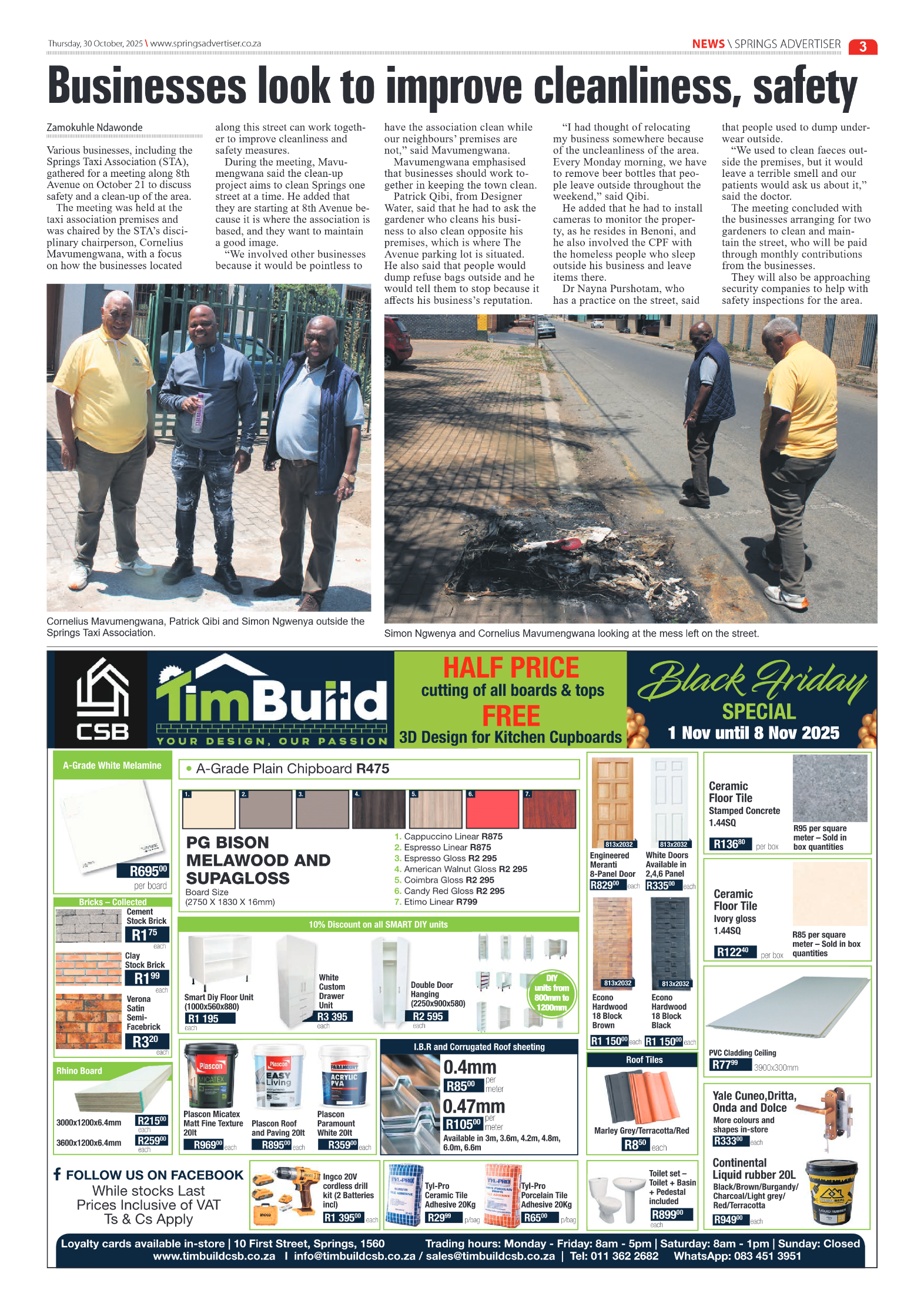 Springs Advertiser 30 October 2025 page 3