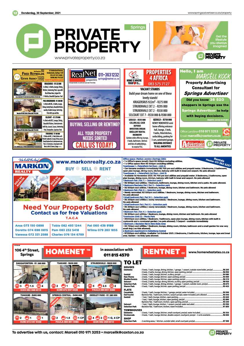 Springs Advertiser 30 September 2021 page 12
