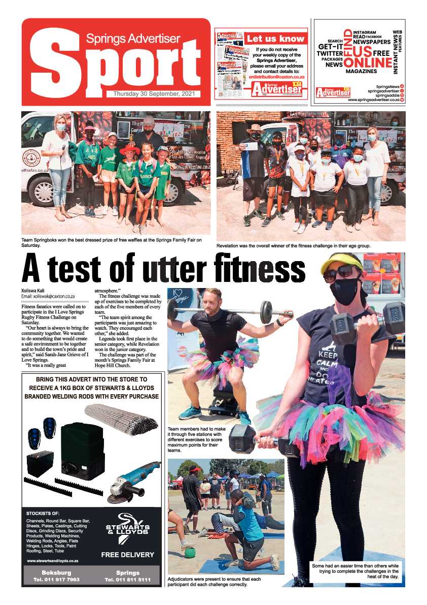 Springs Advertiser 30 September 2021 page 16