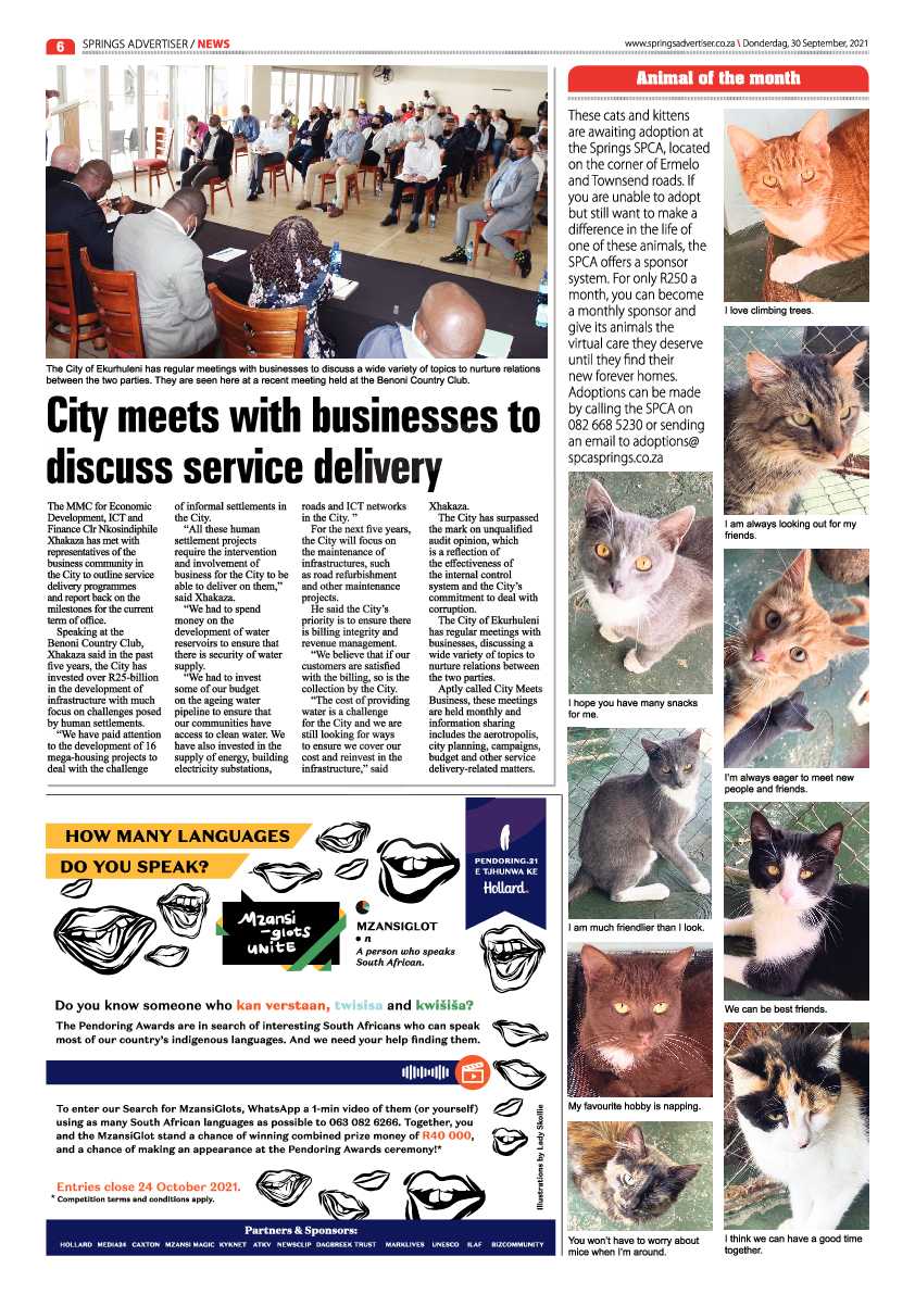 Springs Advertiser 30 September 2021 page 6