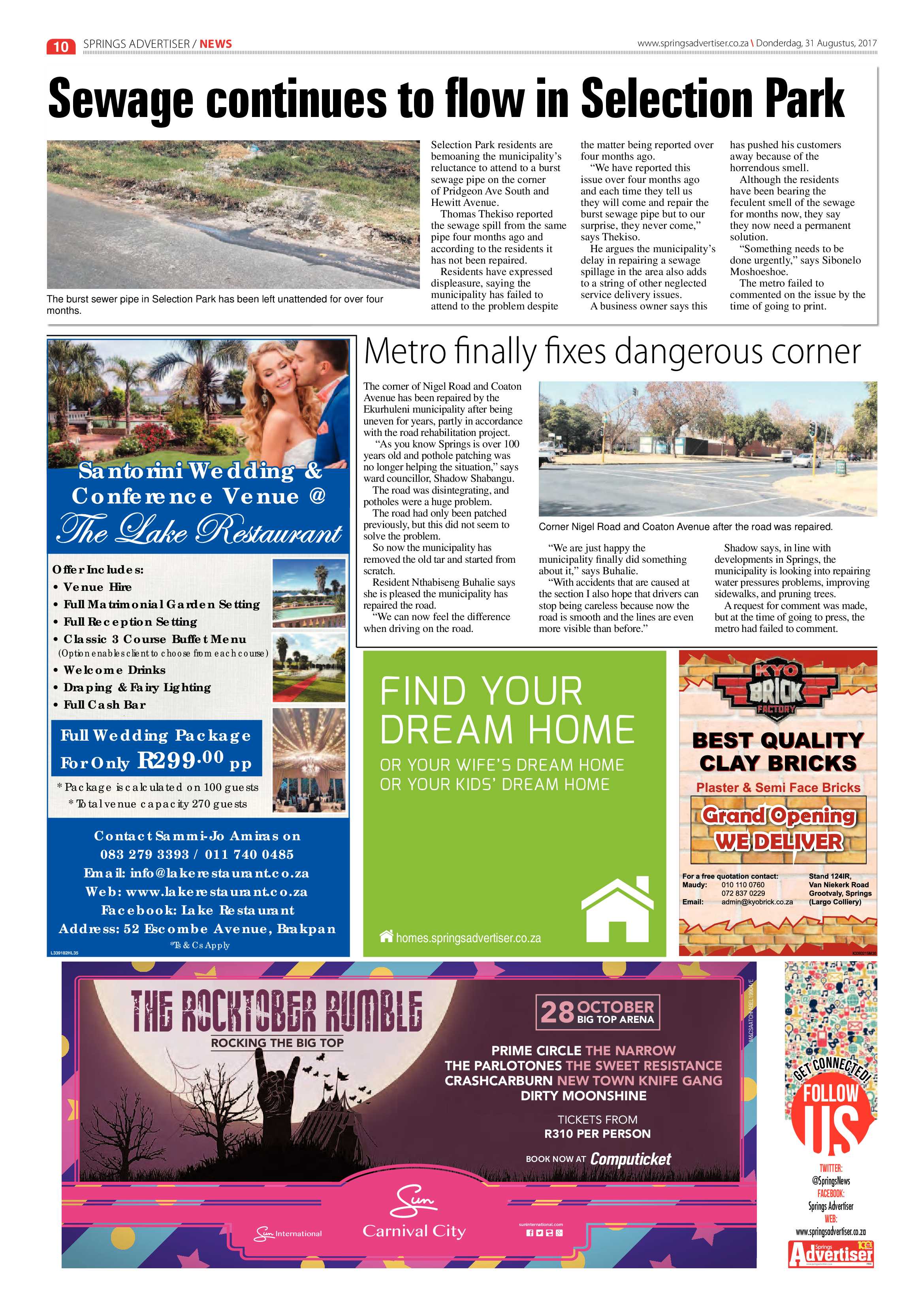 Springs Advertiser 31 August 2017 page 10