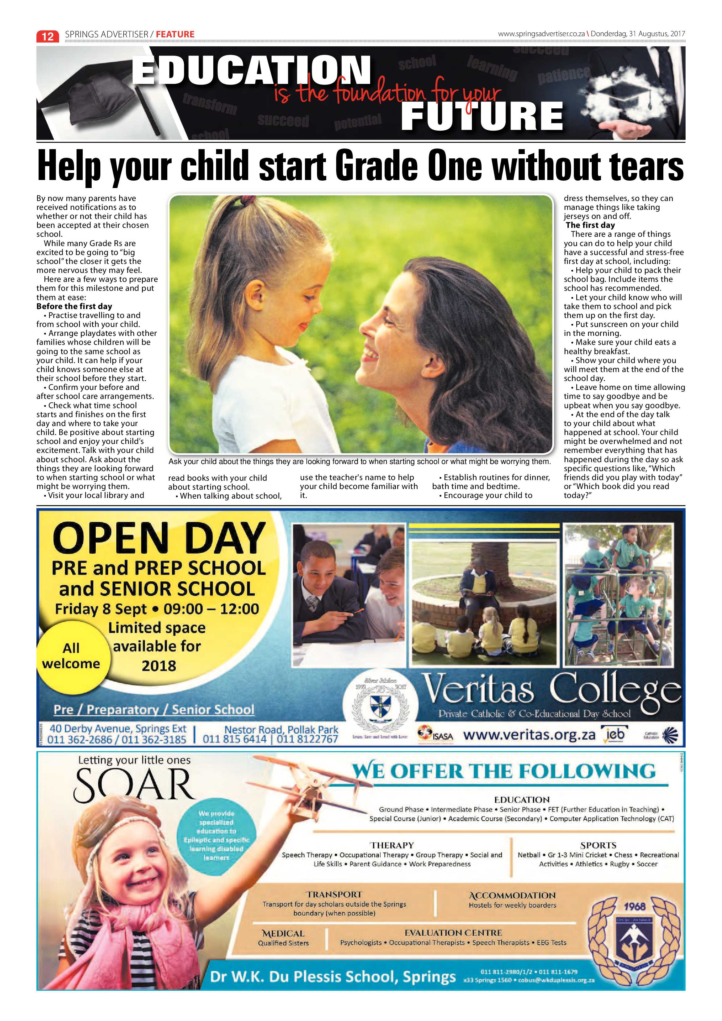 Springs Advertiser 31 August 2017 page 12