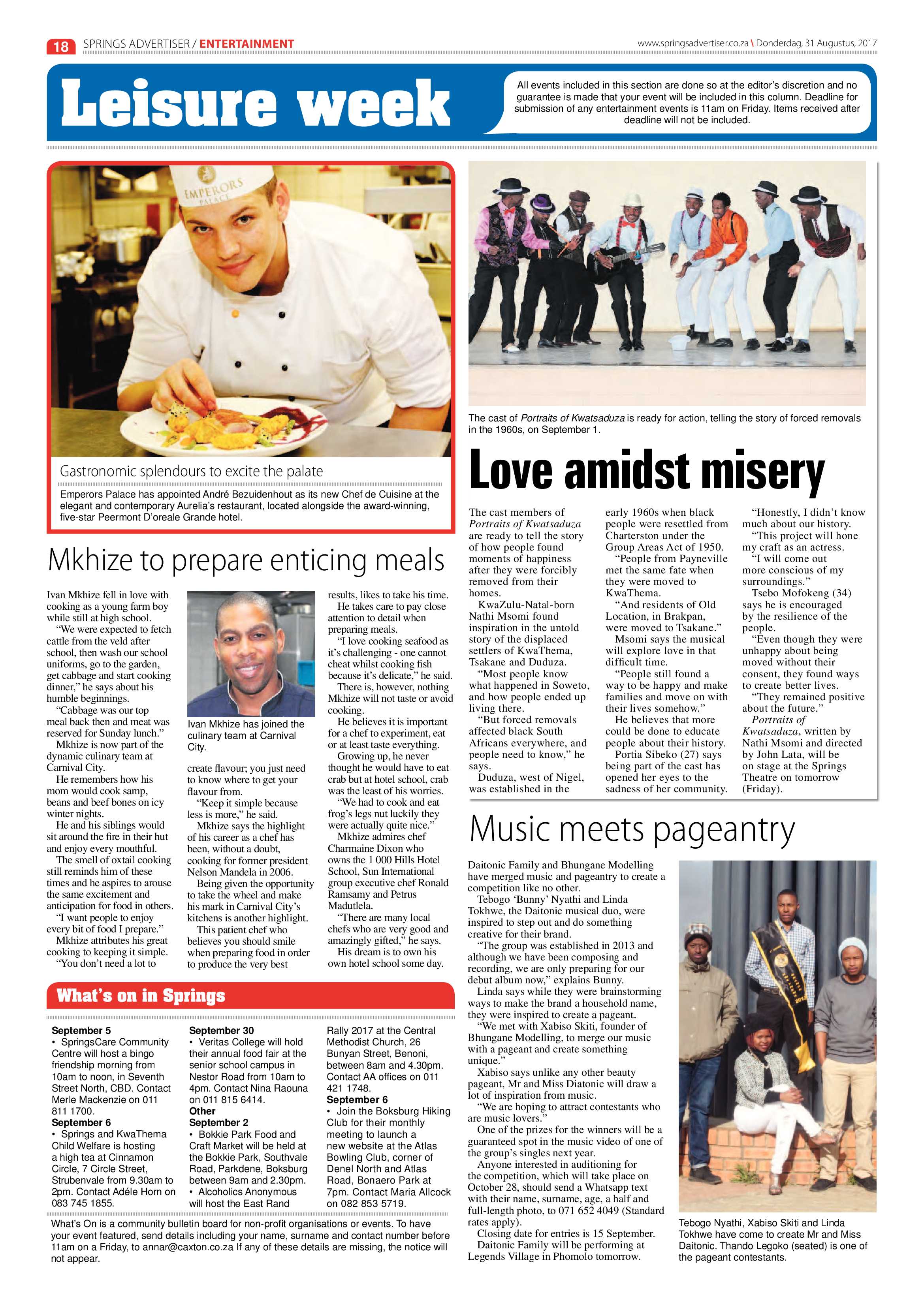 Springs Advertiser 31 August 2017 page 18