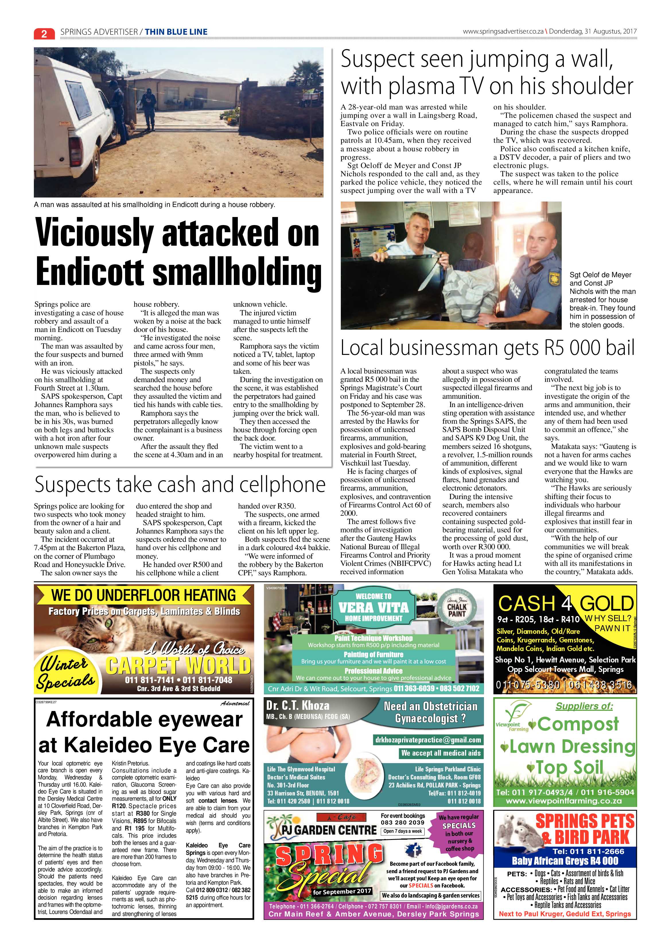 Springs Advertiser 31 August 2017 page 2