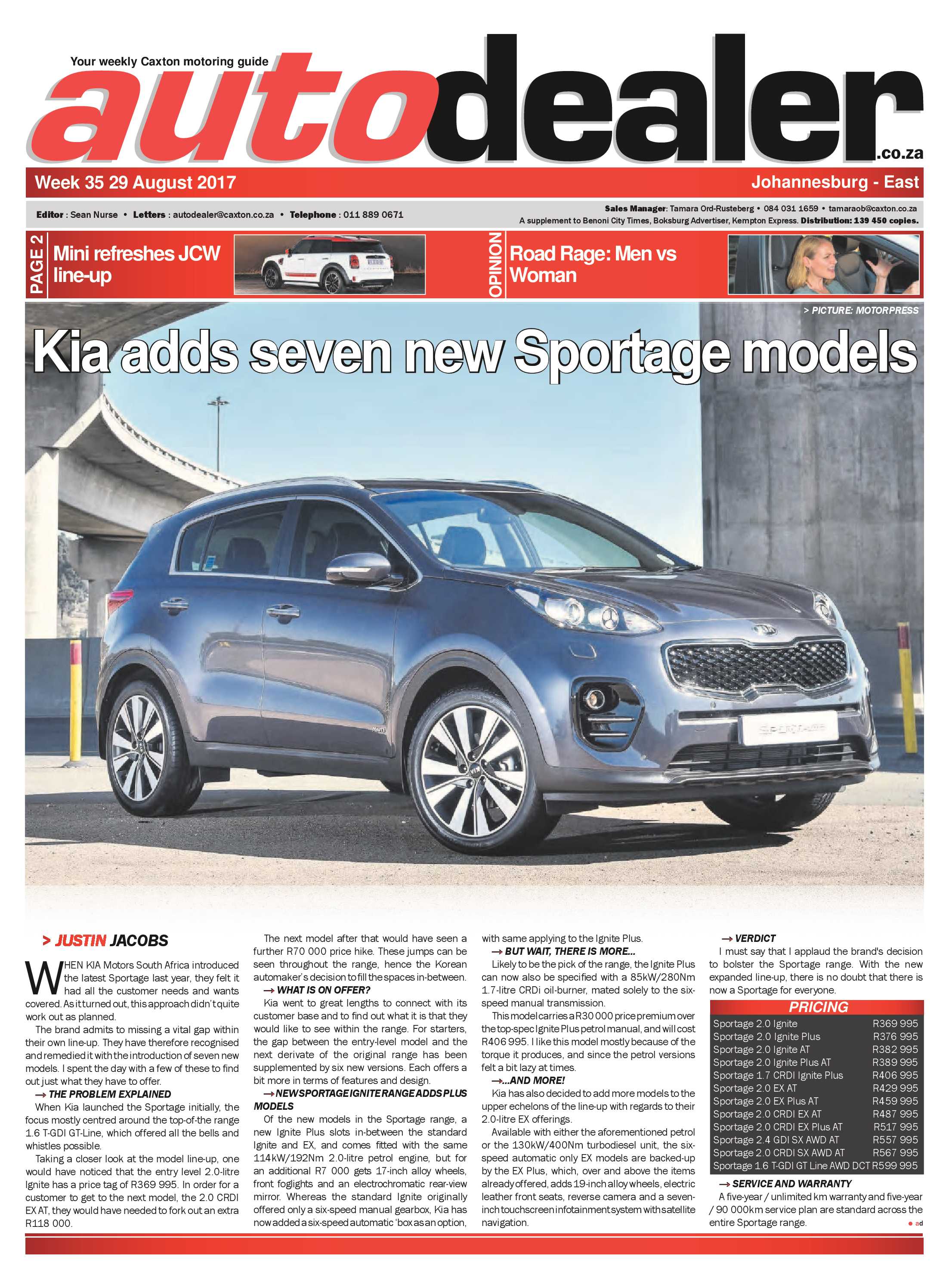 Springs Advertiser 31 August 2017 page 33