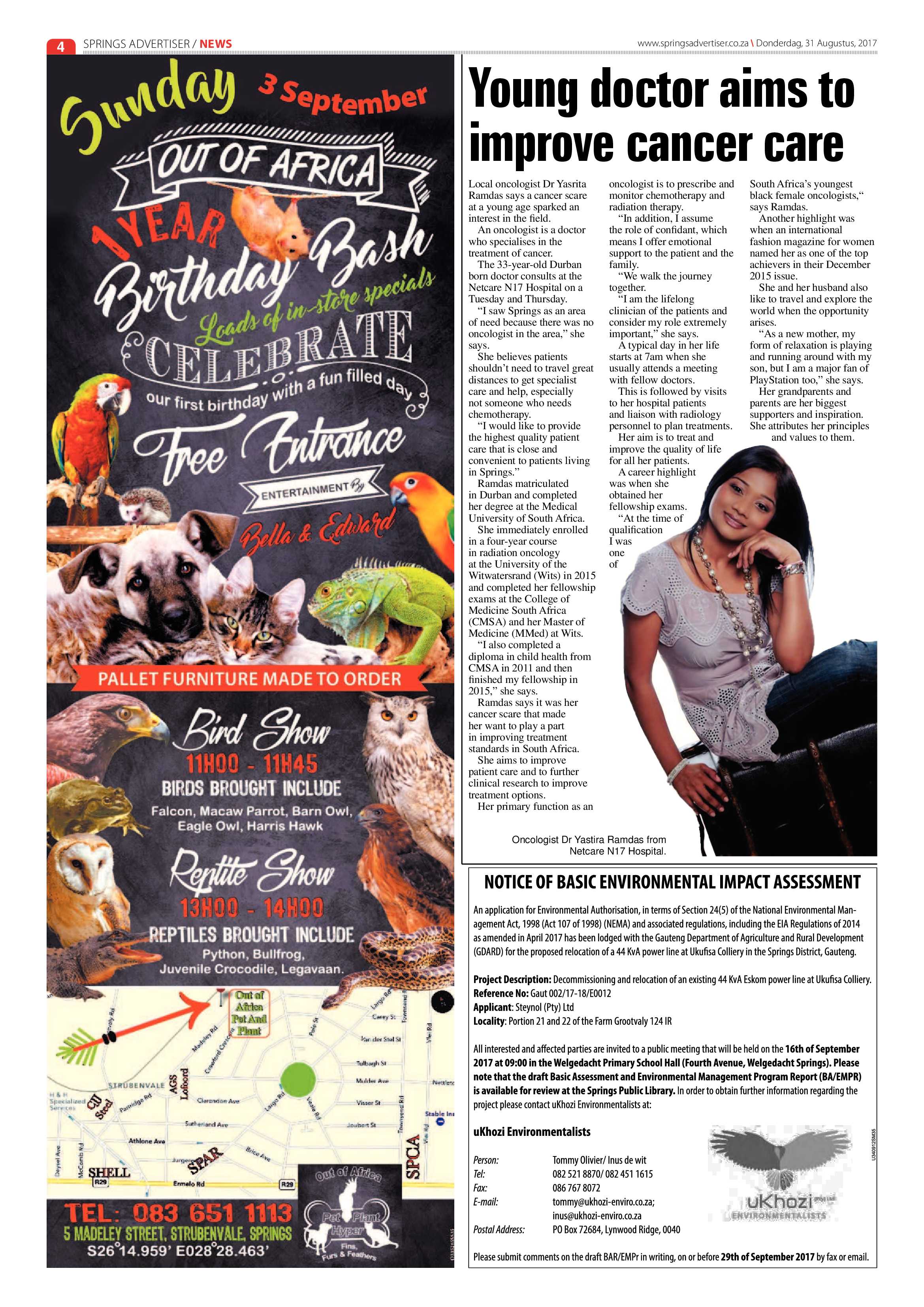 Springs Advertiser 31 August 2017 page 4