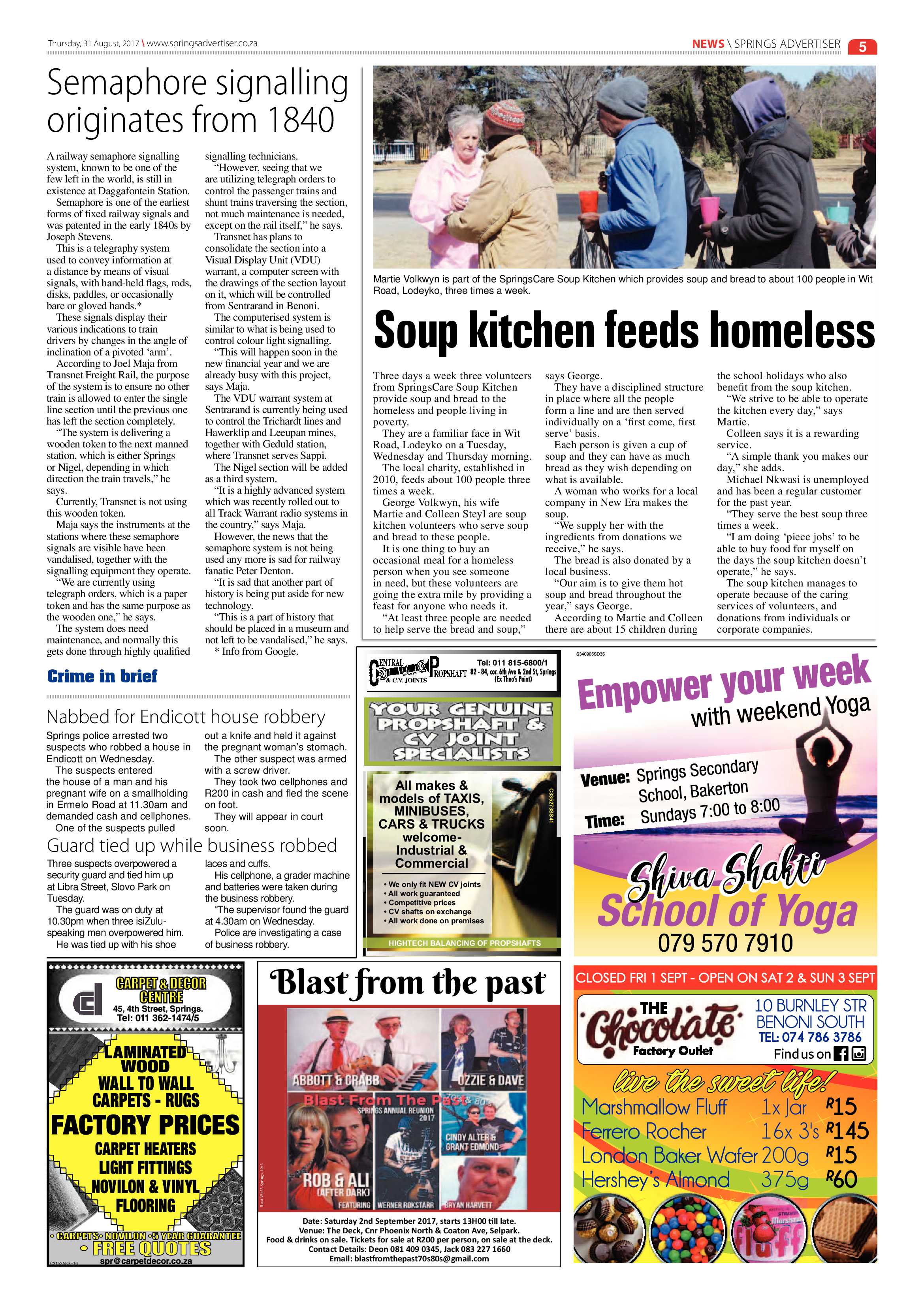 Springs Advertiser 31 August 2017 page 5