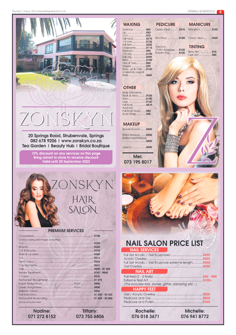 Springs Advertiser 31 August 2023 page 5
