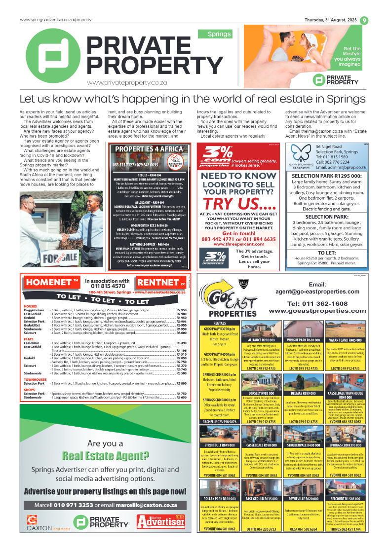 Springs Advertiser 31 August 2023 page 9