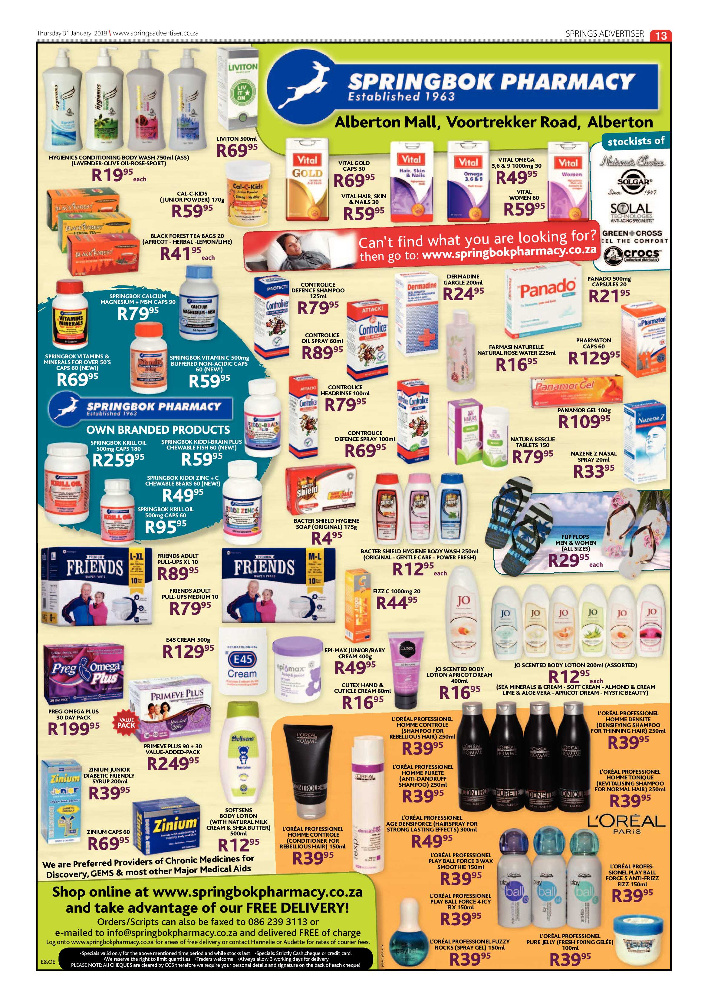 Springs Advertiser 31 January 2019 page 13
