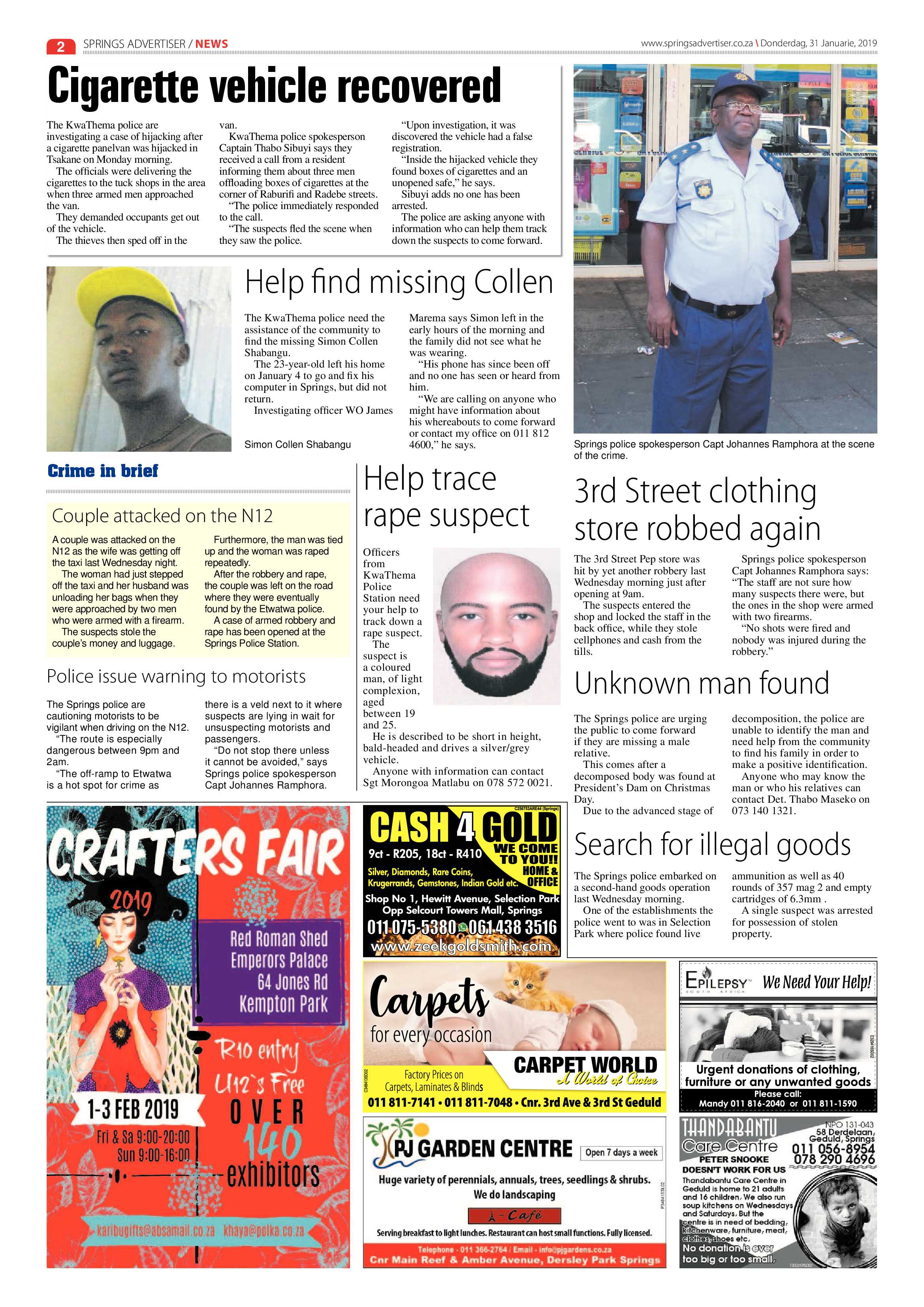 Springs Advertiser 31 January 2019 page 2
