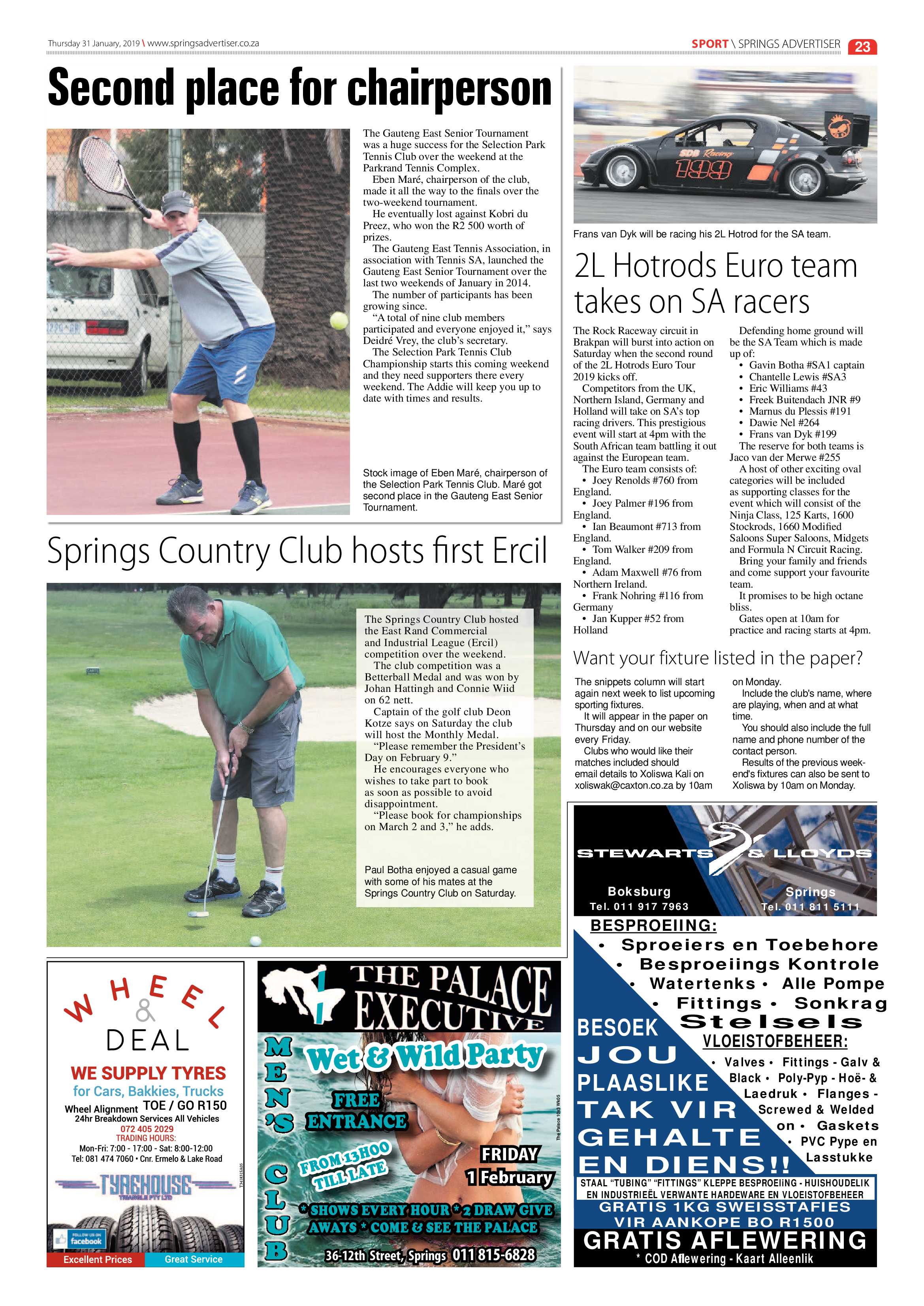 Springs Advertiser 31 January 2019 page 23