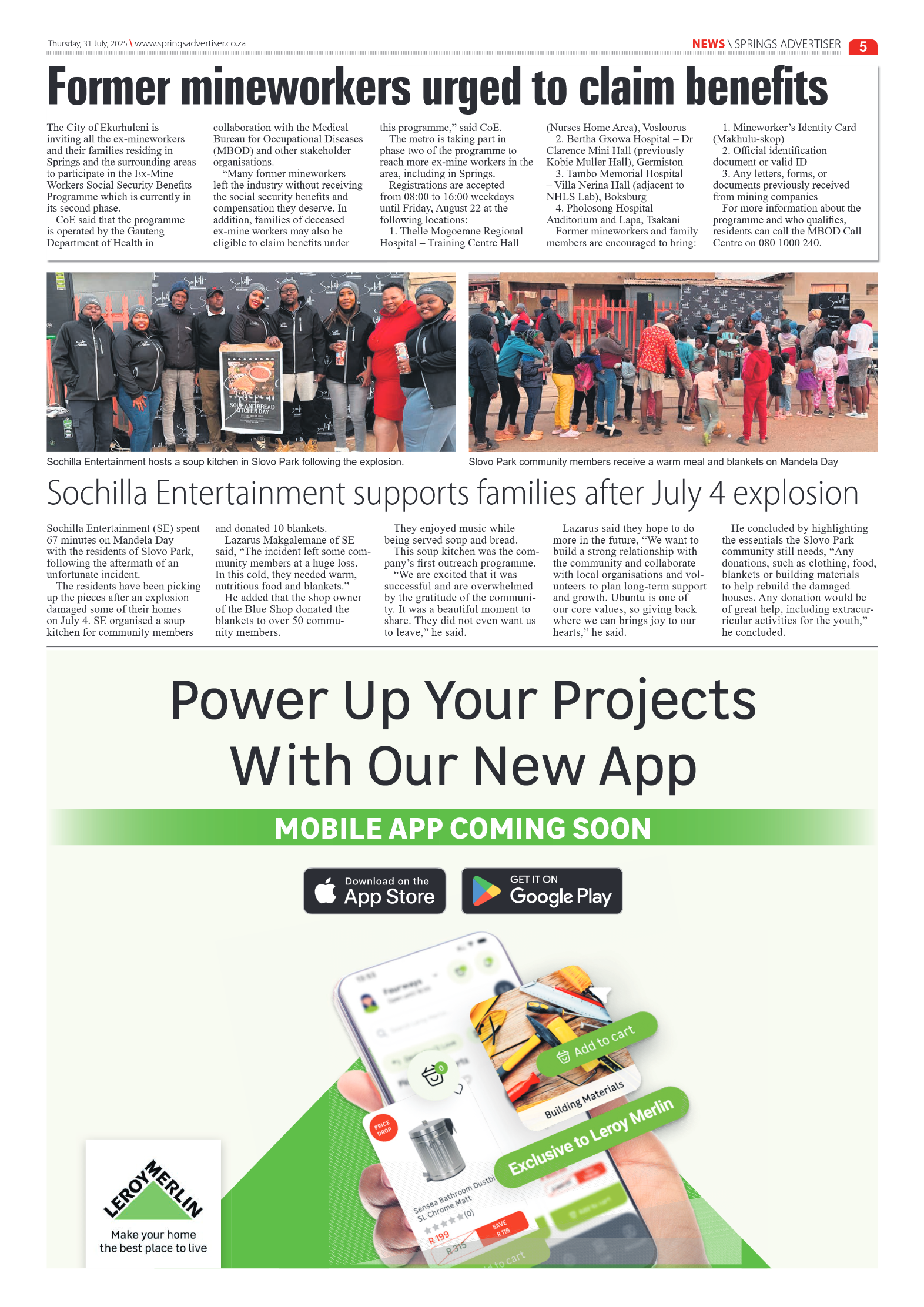 Springs Advertiser 31 July 2025 page 13