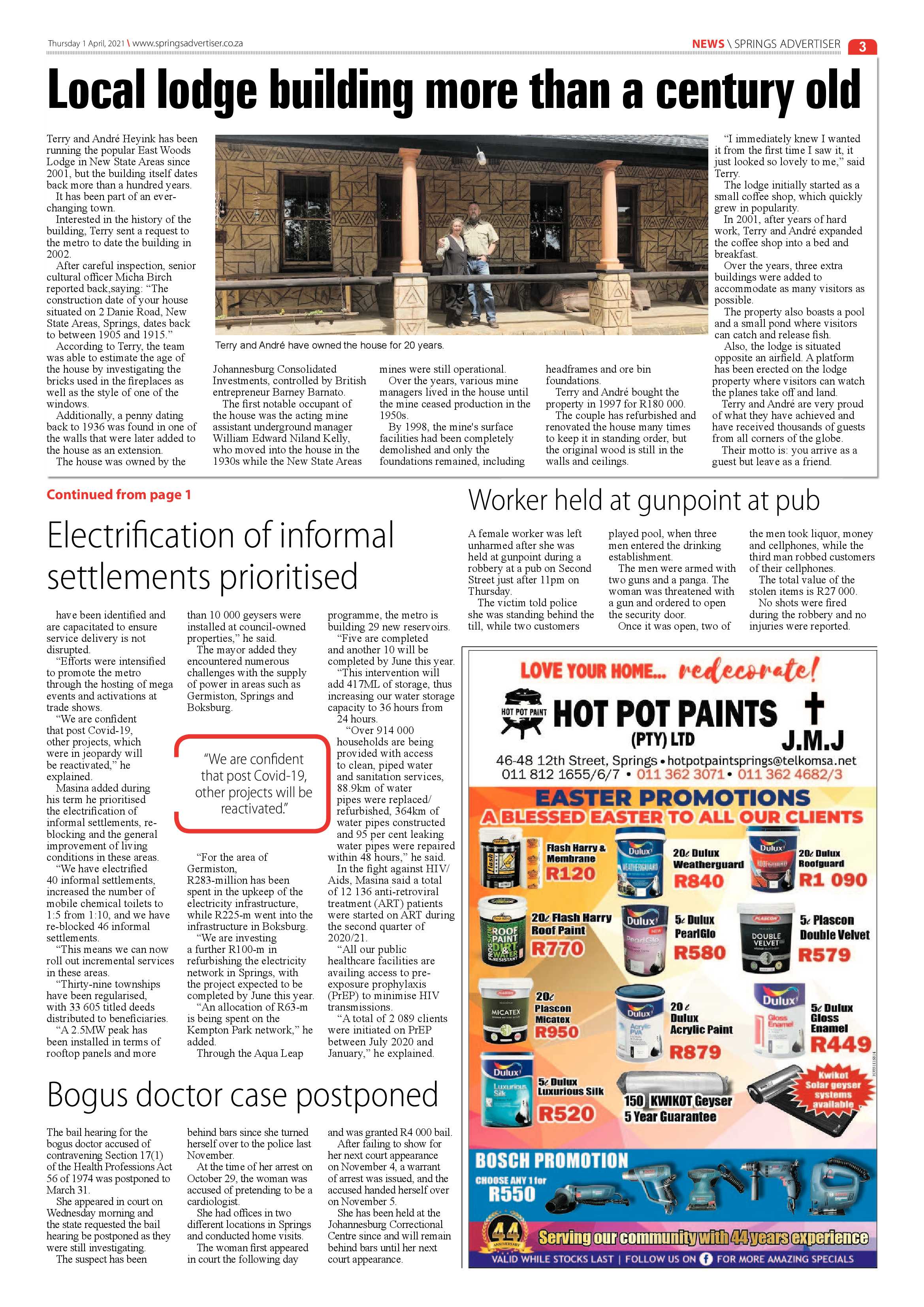 Springs Advertiser 31 March 2021 page 3