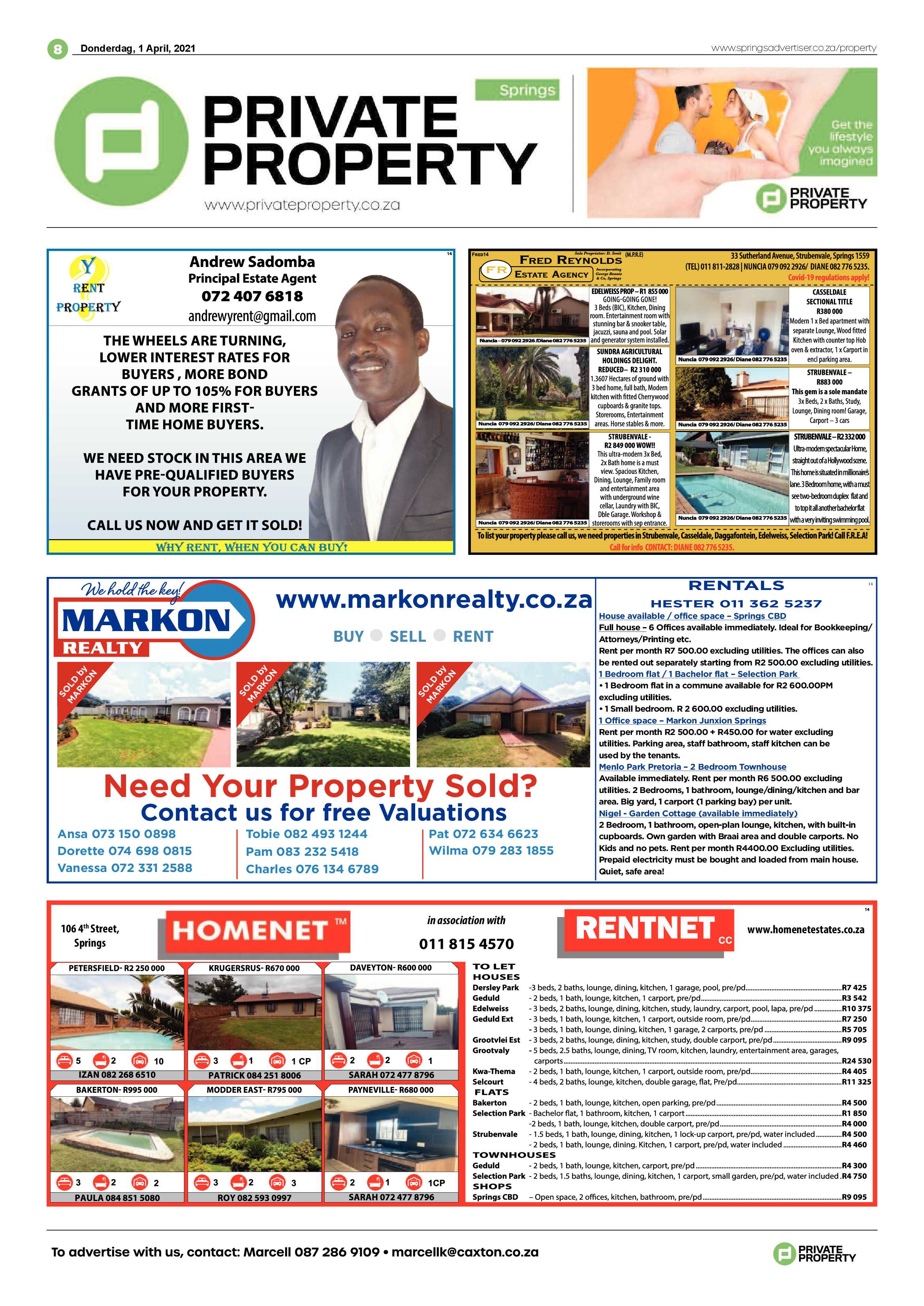 Springs Advertiser 31 March 2021 page 8