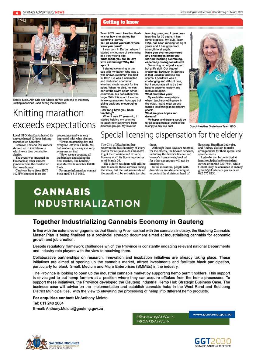Springs Advertiser 31 March 2022 page 4